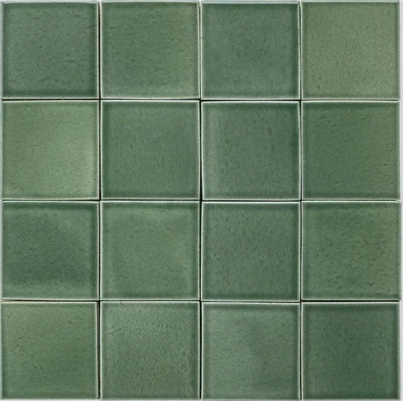 green artisan tile