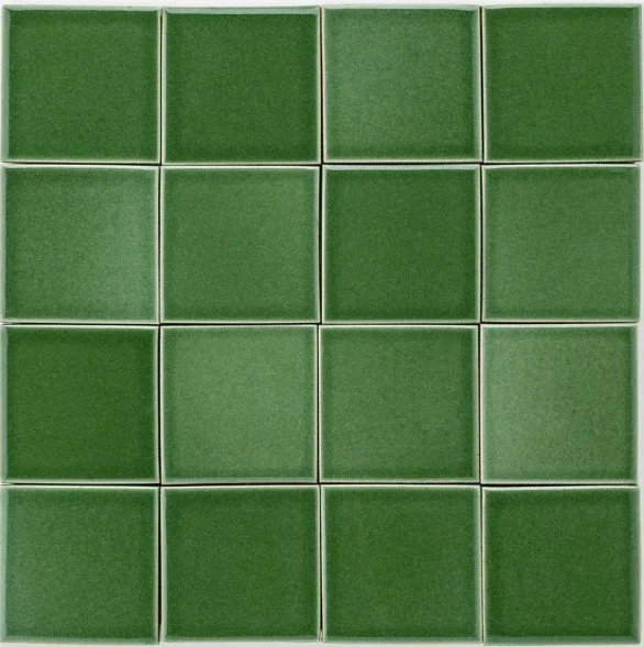 green artisan tile