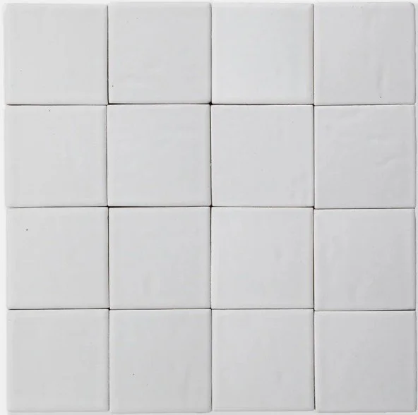 off white handmade tile