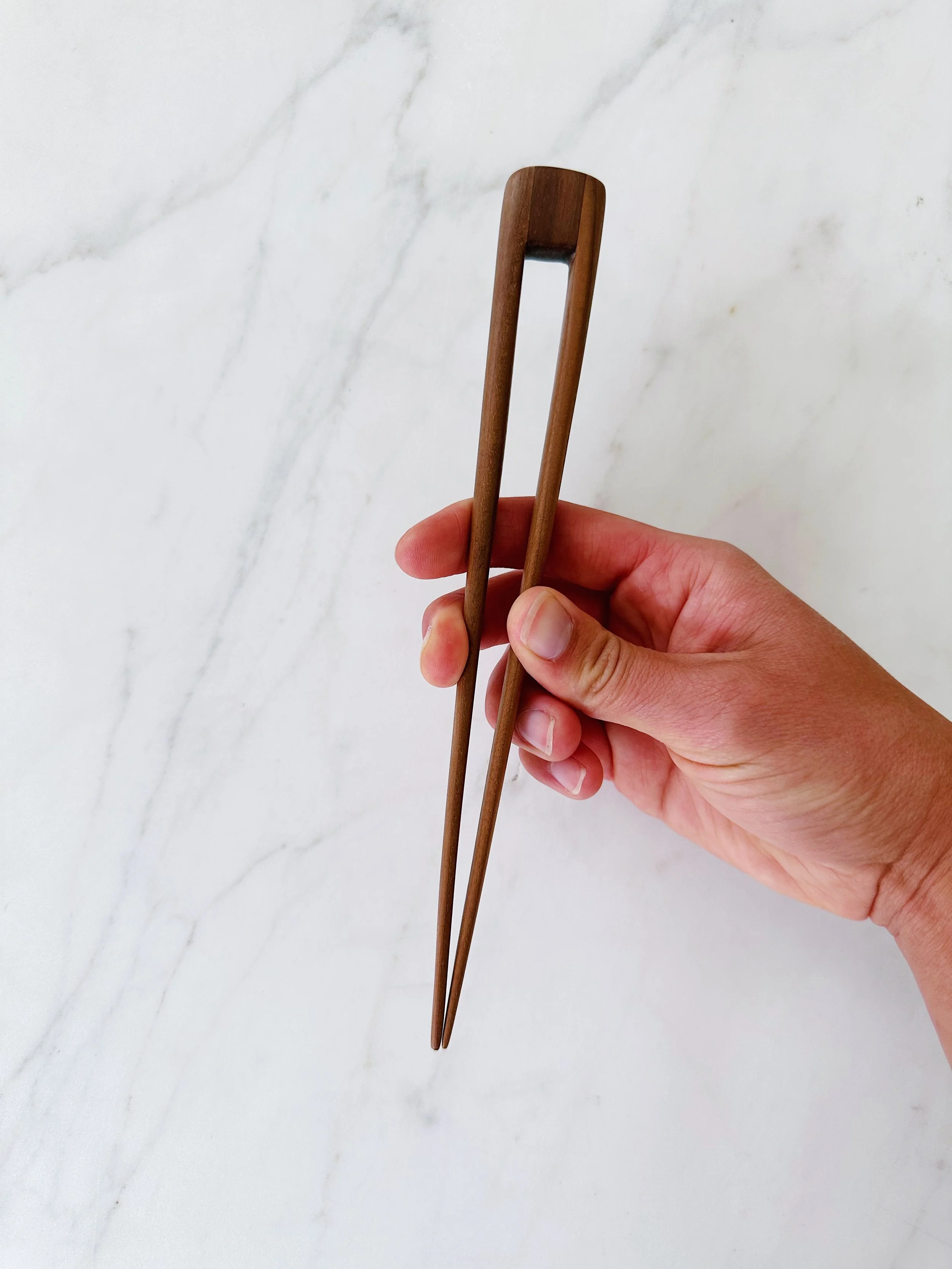 Walnut Toaster Tongs