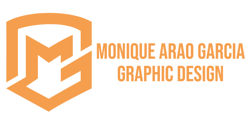 Monique Arao Garcia Graphic Design Logo (Wide/Rectangle)