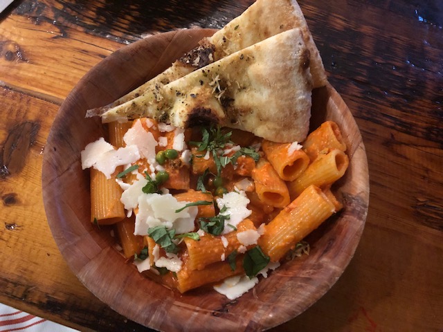 Rigatoni Vodka is a Must Order