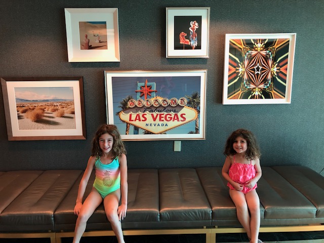 Strolling Kids on the Vegas Strip