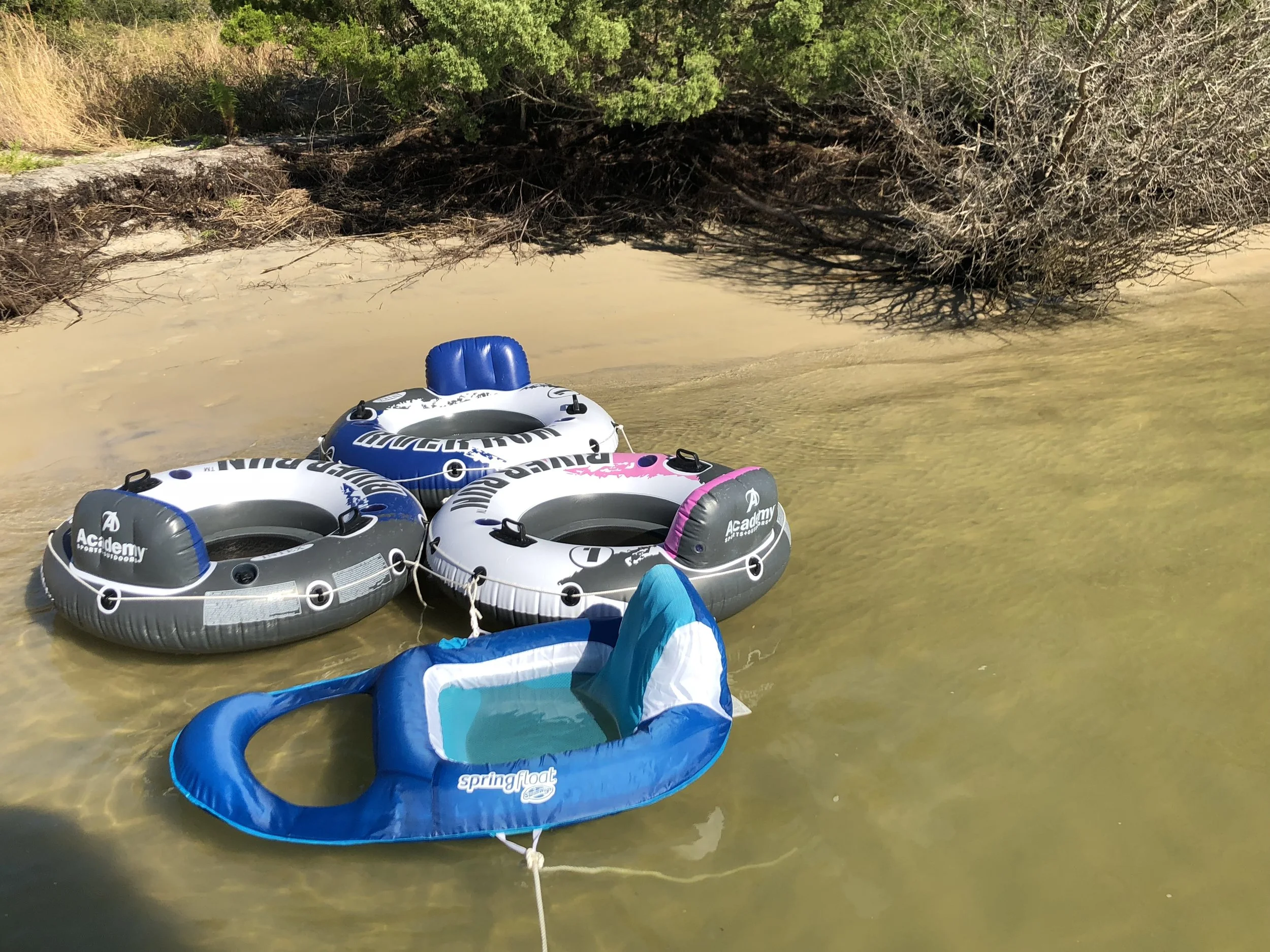 intex river float