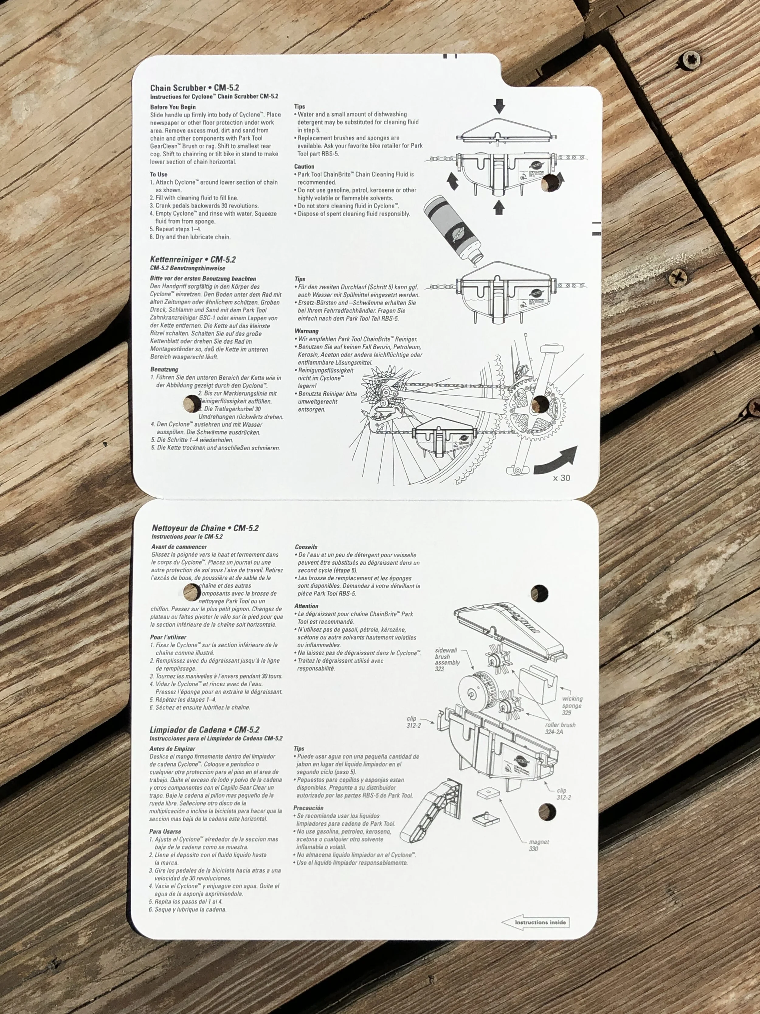 park cyclone chain cleaner
