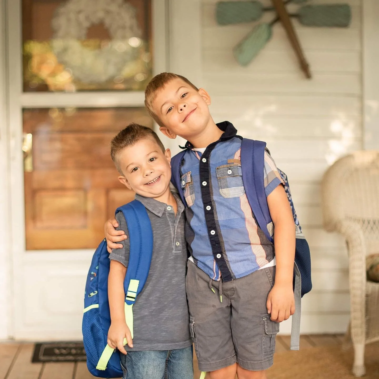When did these boys get so big? 🥺🥰 #firstdayofschool