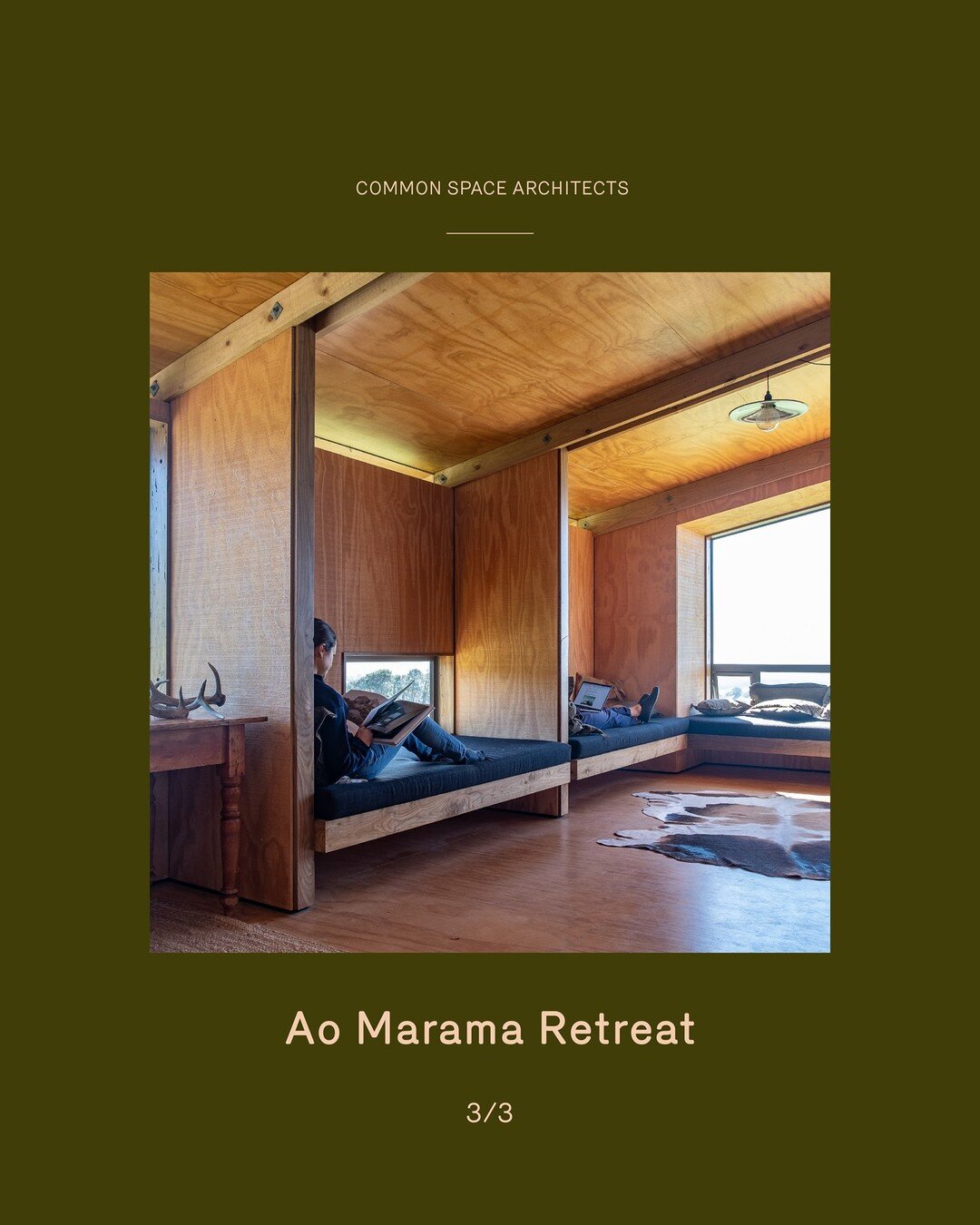 Ao Marama Retreat 3/3⁠
⁠
&ldquo;By day, there is a spectacular view over the Bay of Plenty to the sea and by night, the lights of Mount Maunganui spread out down below.&rdquo; ⁠
⁠
-  Here Magazine Summer Issue 2020⁠
_________⁠
Read more about this pr