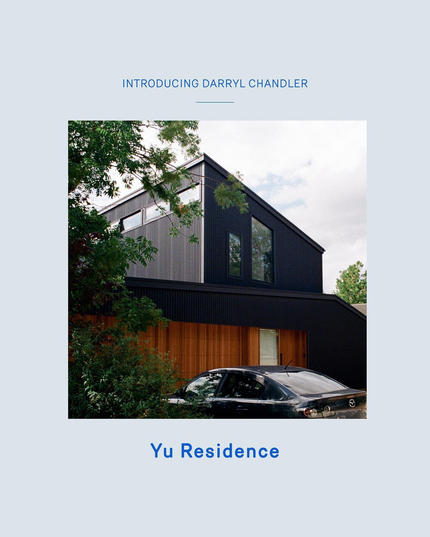 Introducing Darryl Chandler.
We asked Darryl to share a project he designed in Australia: This is Yu Residence.
 
Nestled into a leafy oak-lined street in Canberra, Yu Residence was designed for generational occupation. The ground floor is a comforta
