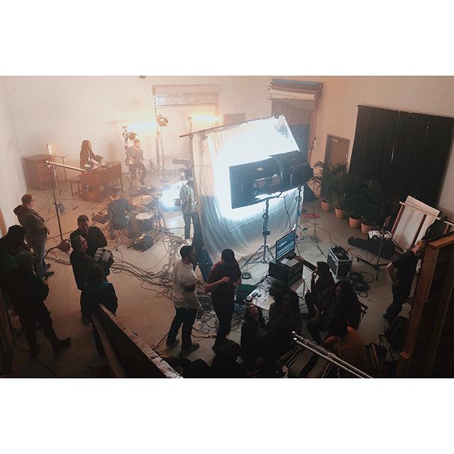 @joe_gomez and company making video magic the last 2 days here at the studio!