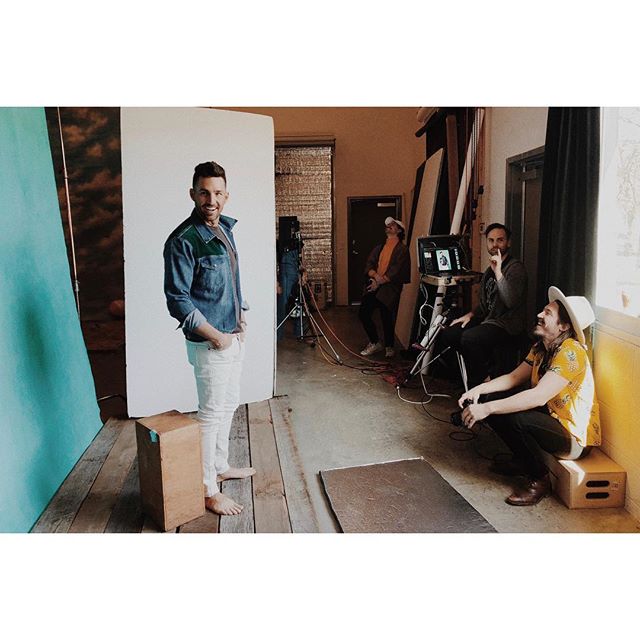 BTS with Jake Owen.
In studio for his recently released album art and promo images.