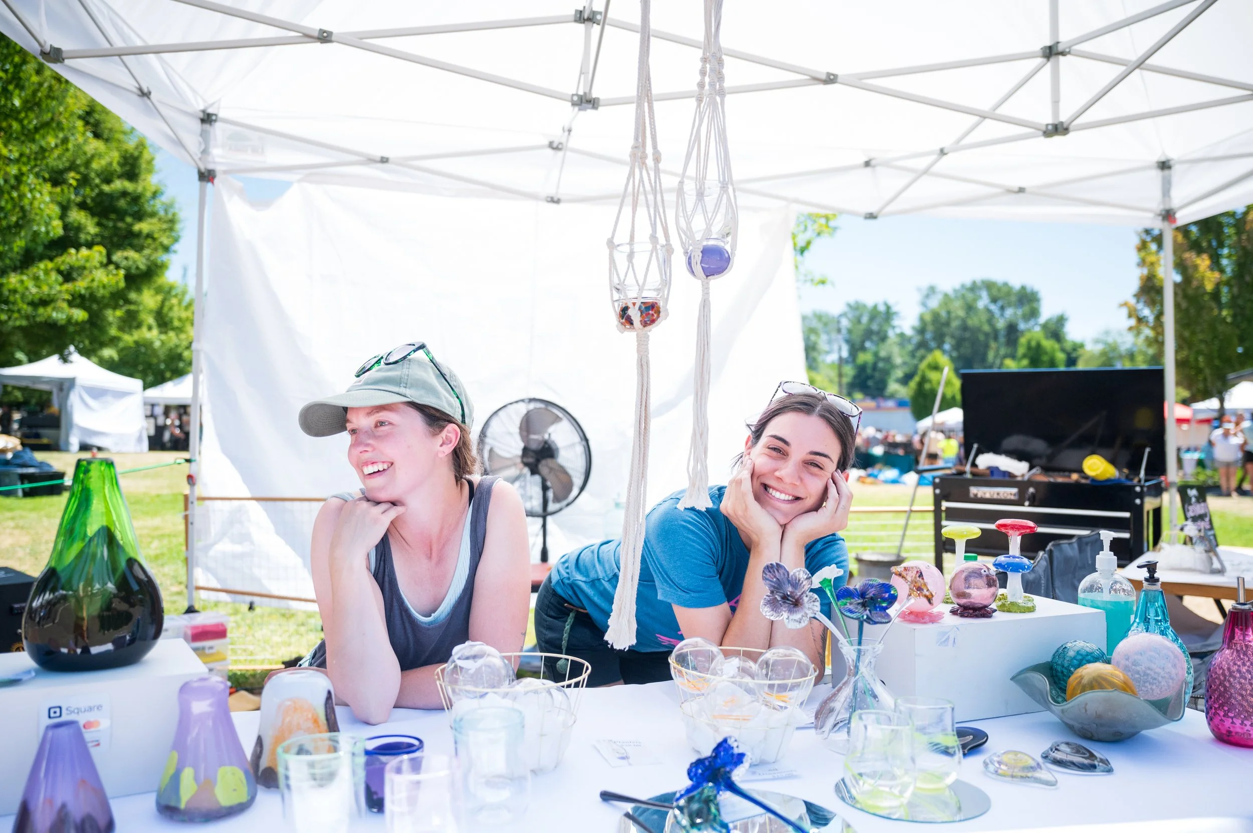 Rachel Escoe Glass and her Mobile Glassblowing Studio