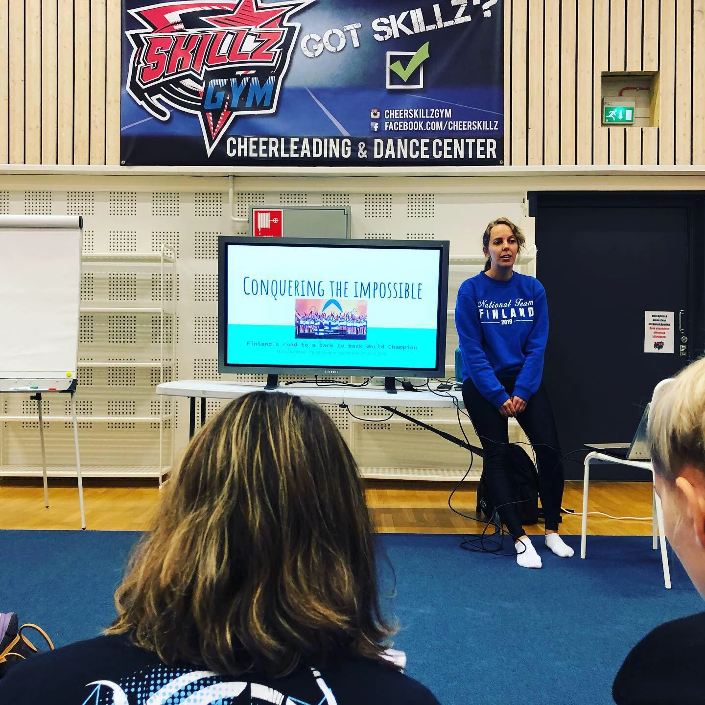 Maria Wahlroos, treneren til Team Finland All Girl, forteller om hva som skal til for å vinne VM to år på rad.