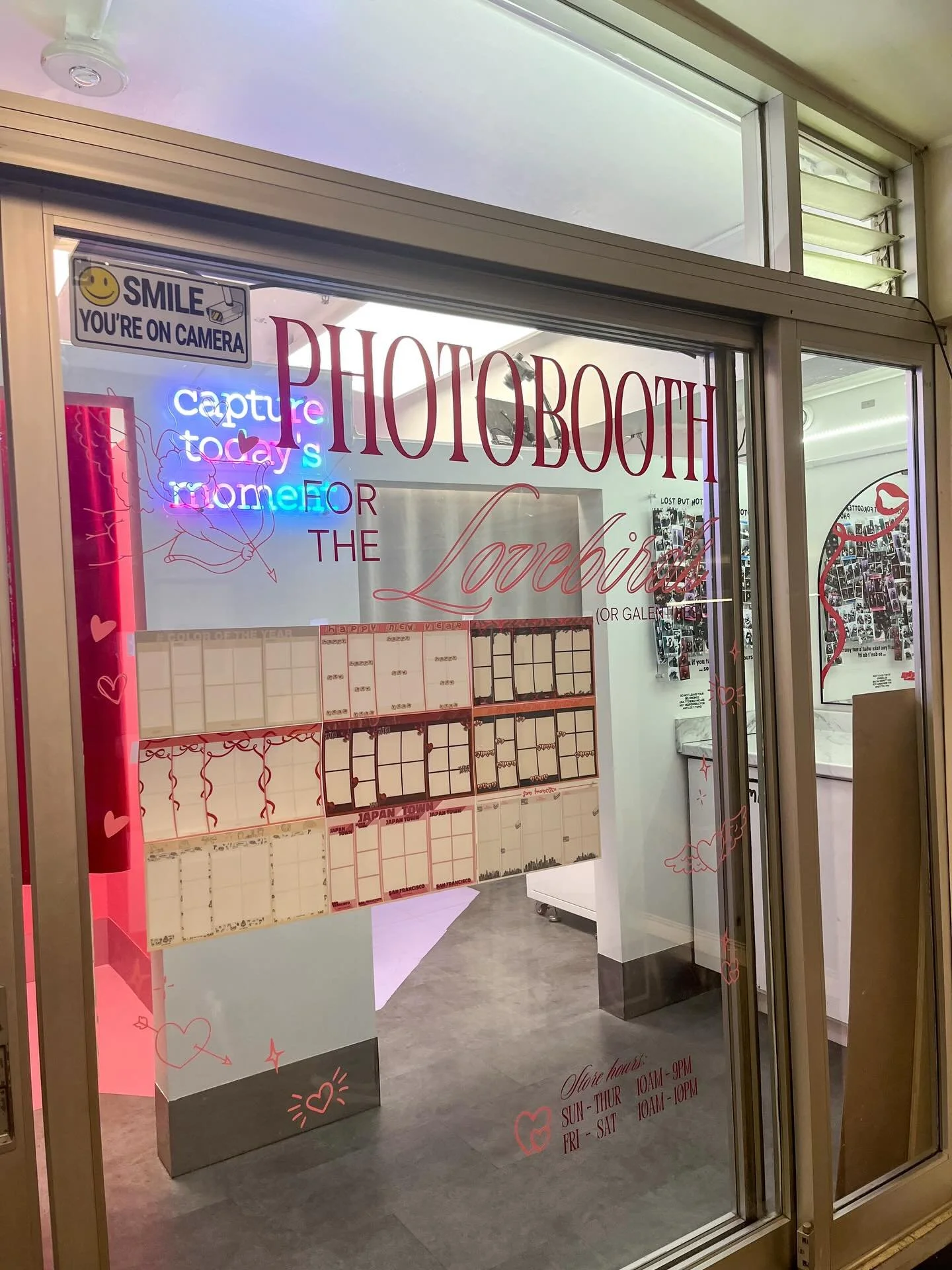 PHOTO TAKE HERE 🩷❤️

Photo Take Here is the best place for celebrating Valentine&rsquo;s Day in San Francisco&rsquo;s Japantown with their new love themed Photo Booth frames! 

They have two super fun photo booths and are located on the bridge secti