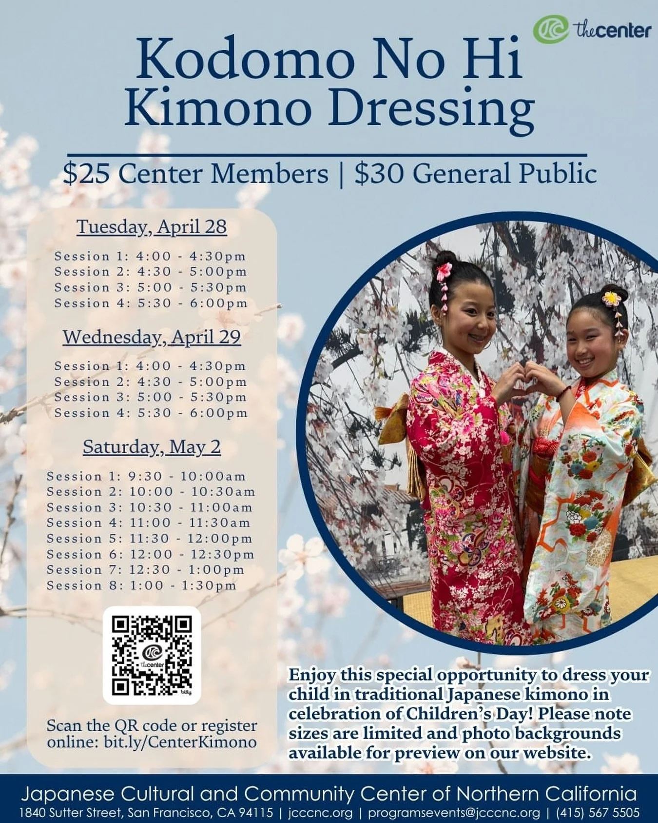 Later this month at the Japanese Cultural &amp; Community Center of No. CA (the Center) you&rsquo;ll have the opportunity to dress your kids at the Center&rsquo;s Kodomo no Hi Kimono Dressing Day. It&rsquo;s the perfect preparation for their Children