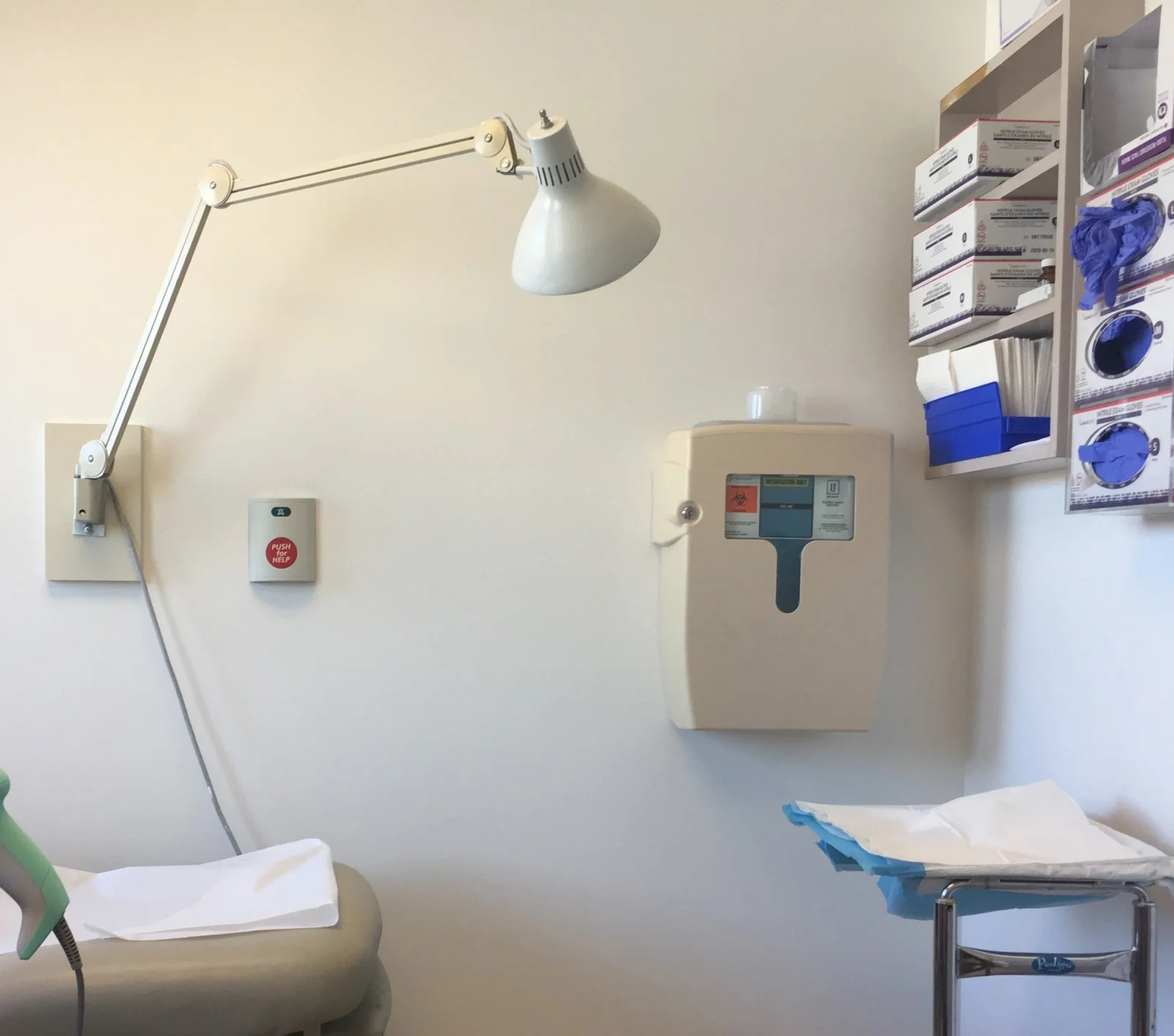 A typical scene in a Western medical office