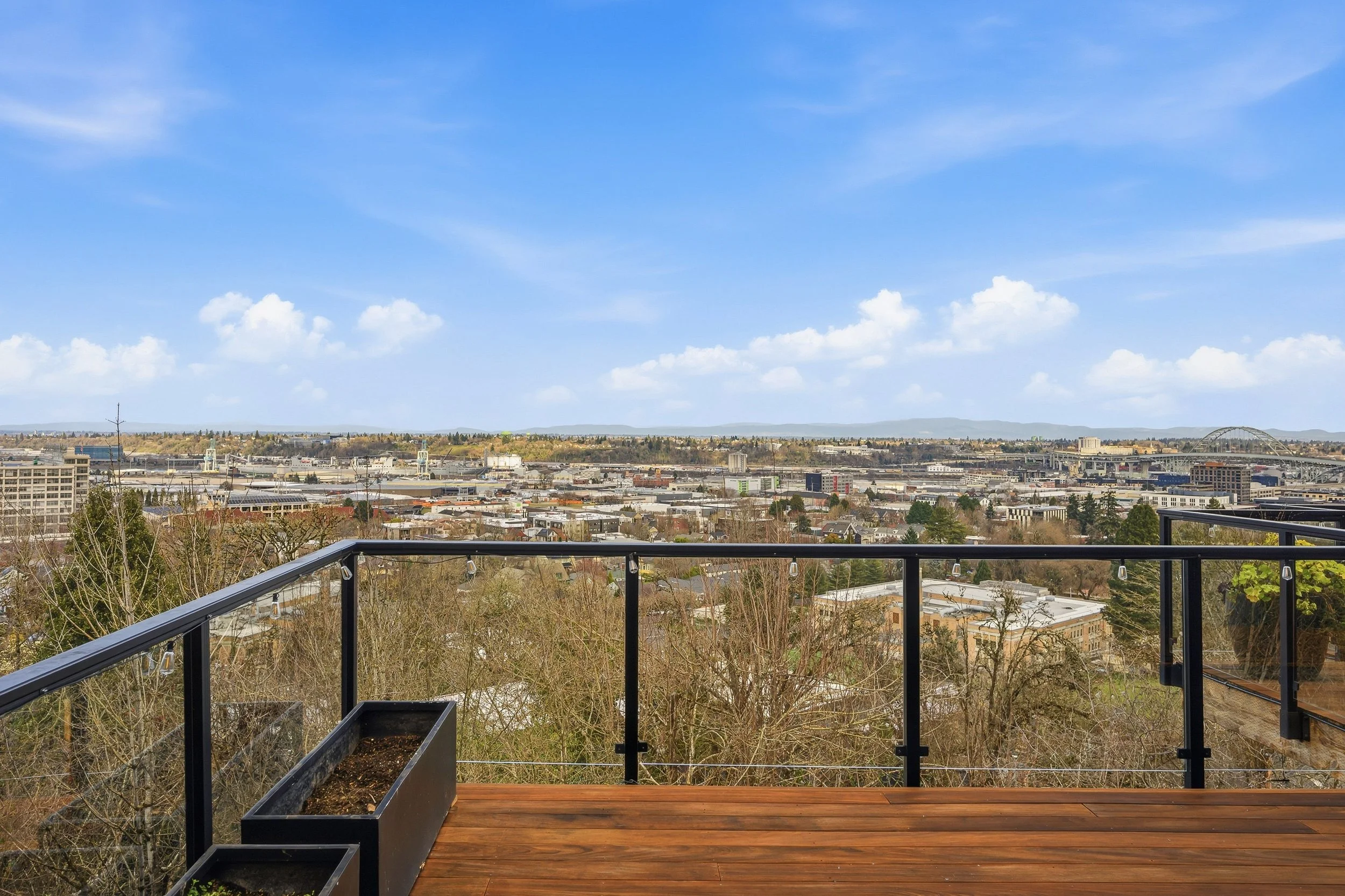 This is your penthouse perched above the city!