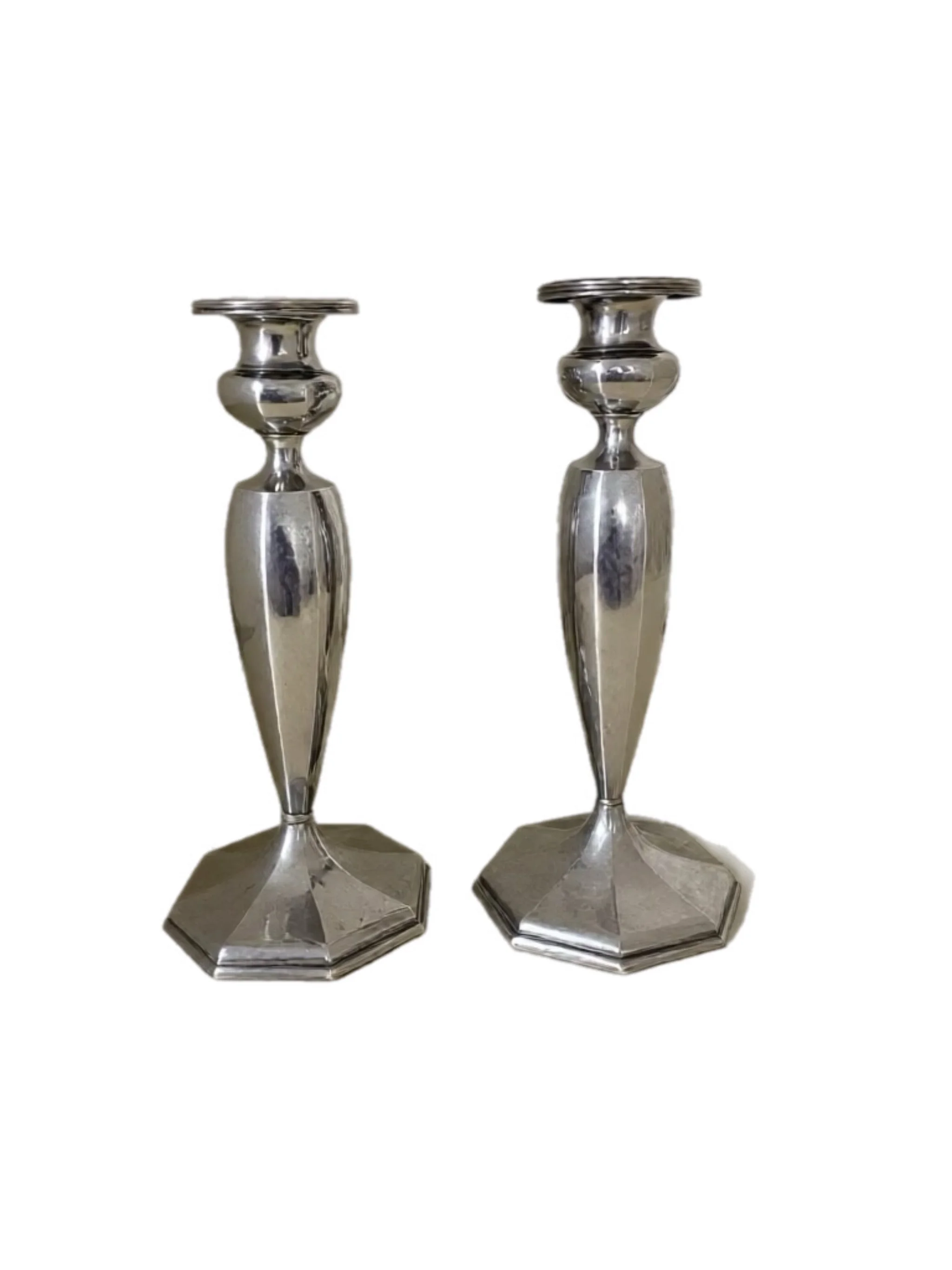 Pair of Silver Candle Sticks $25.00