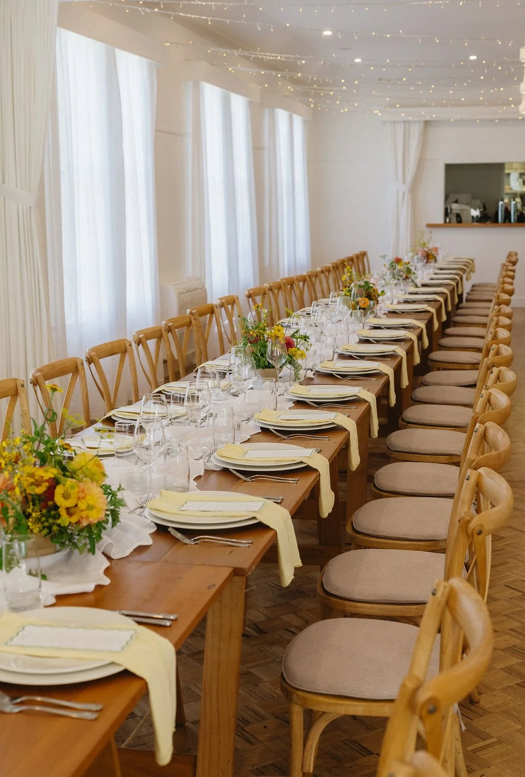Fairy Lights for Maggie and Devon at the Officers Mess Fort Takapuna
