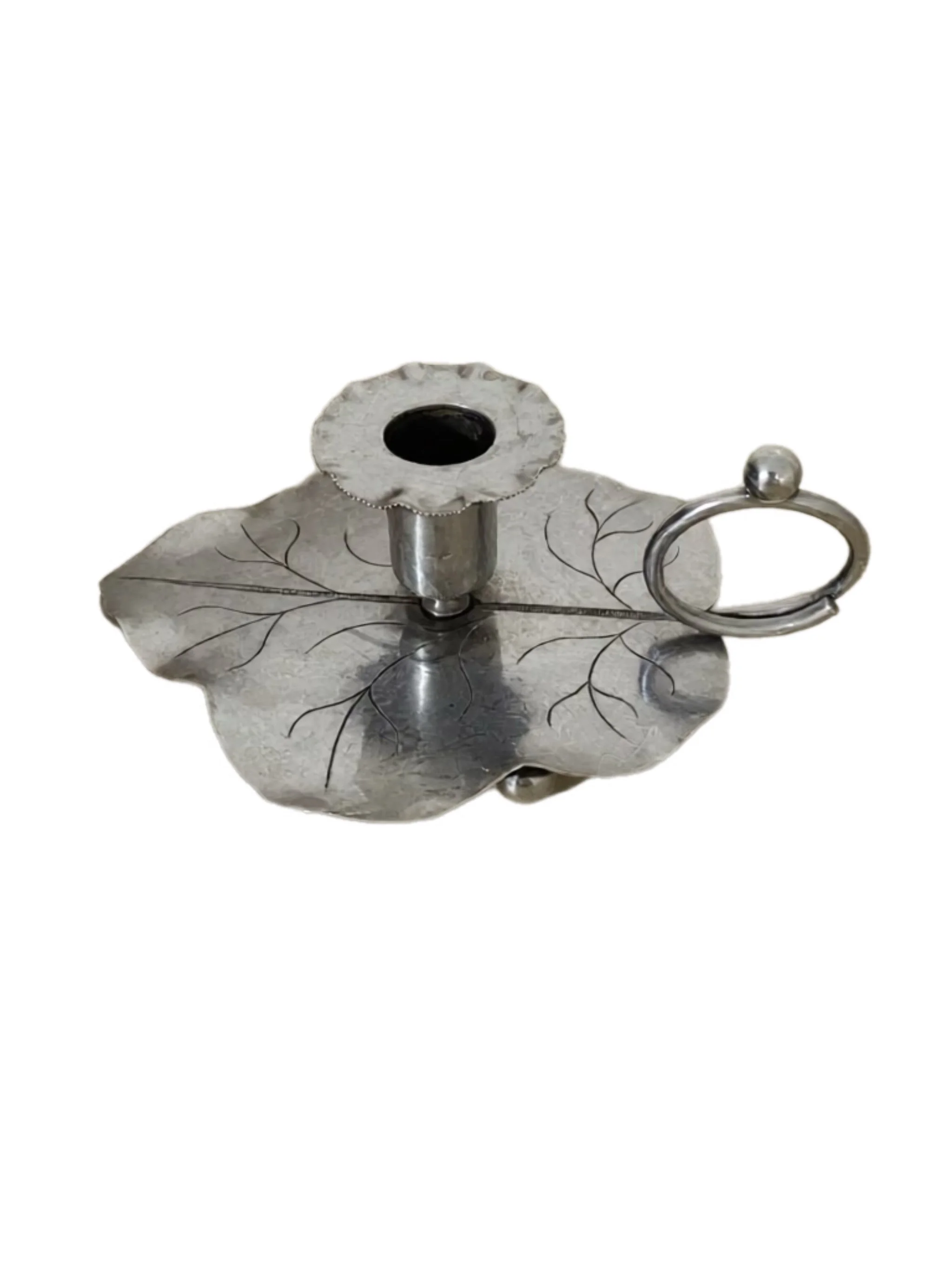 Silver Taper Candle Holder $10.00