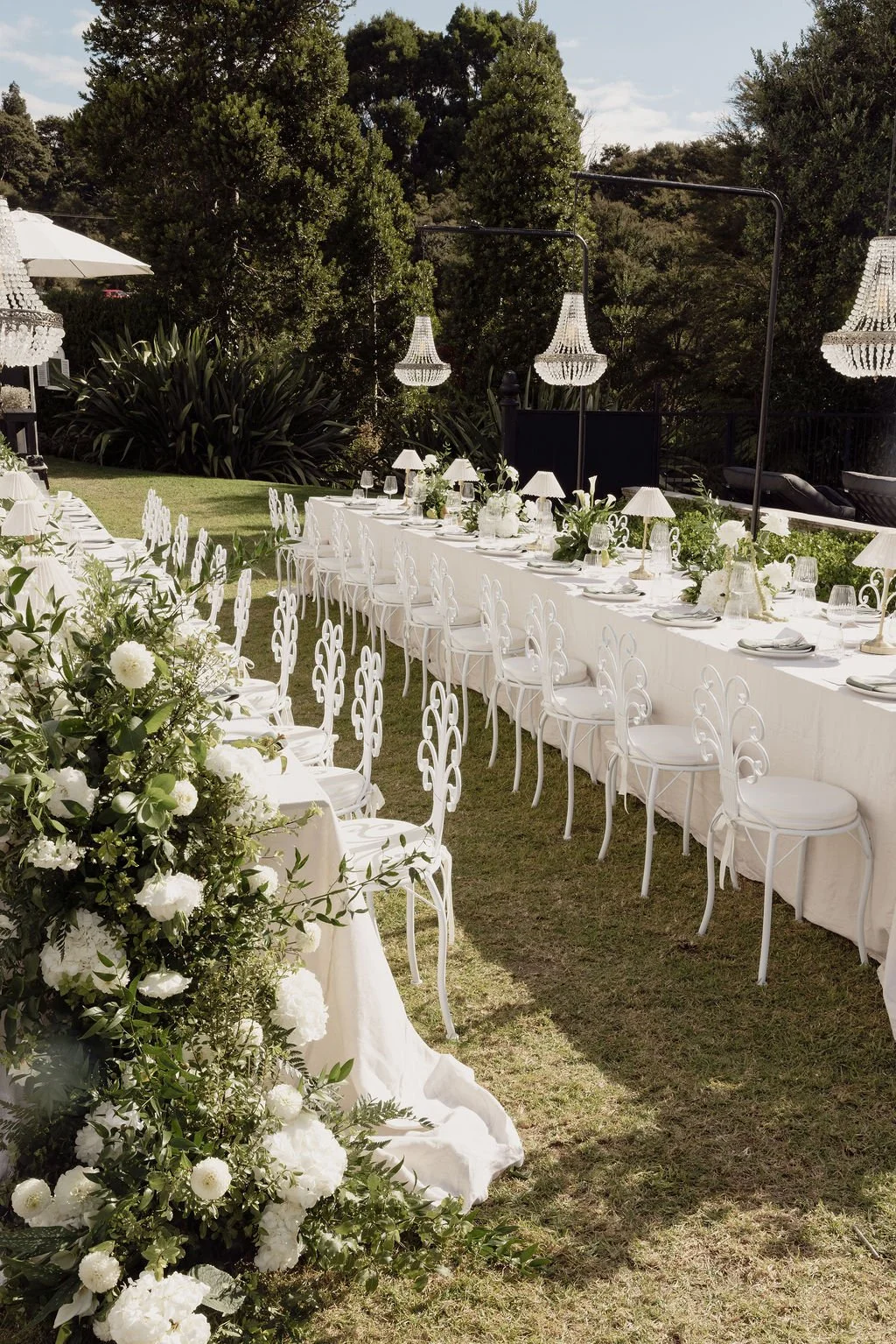 Chandelier and Stand Hire at La Maison 