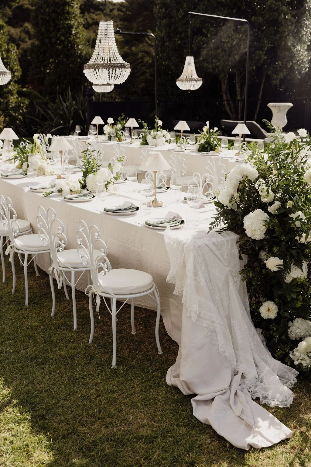 Fresco Portable Table Lamp Hire La Maison Wedding 