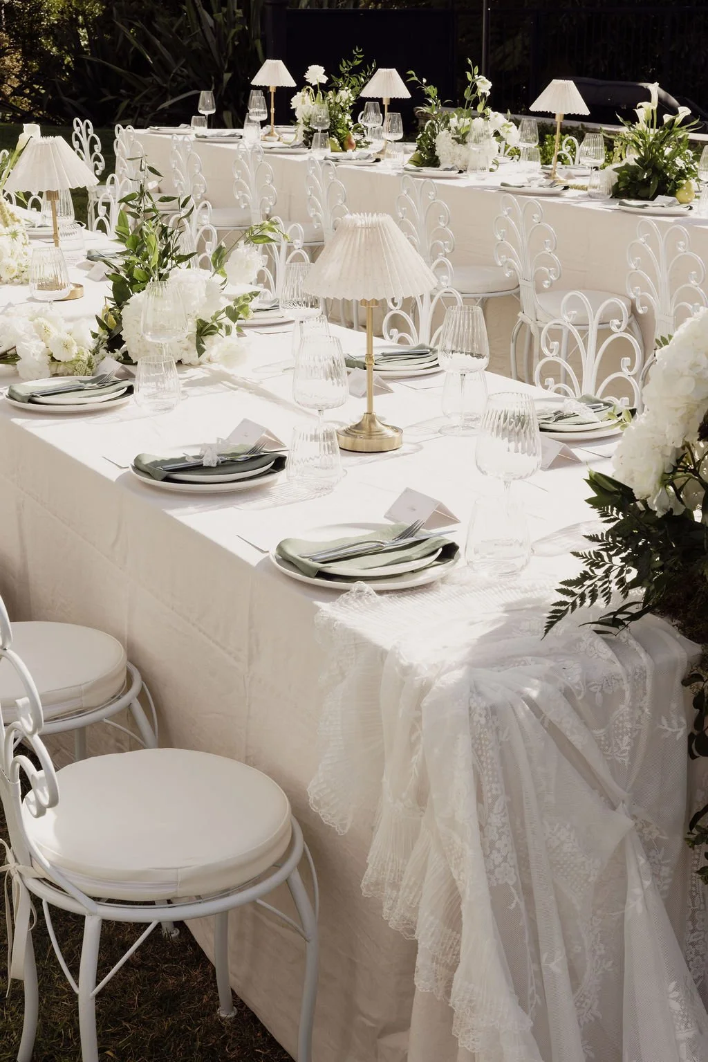 Fresco Portable Table Lamp Hire La Maison Wedding