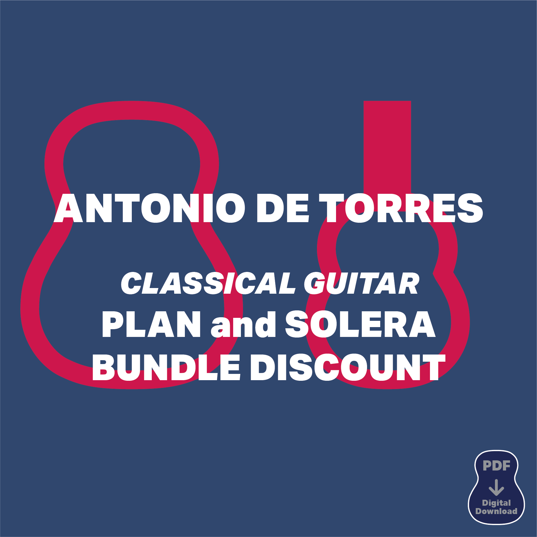 Torres Guitar Plans and Solera Bundle 20% Discount.
