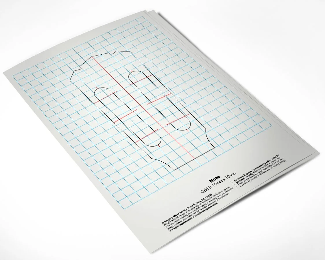 simplicio guitar headstock template