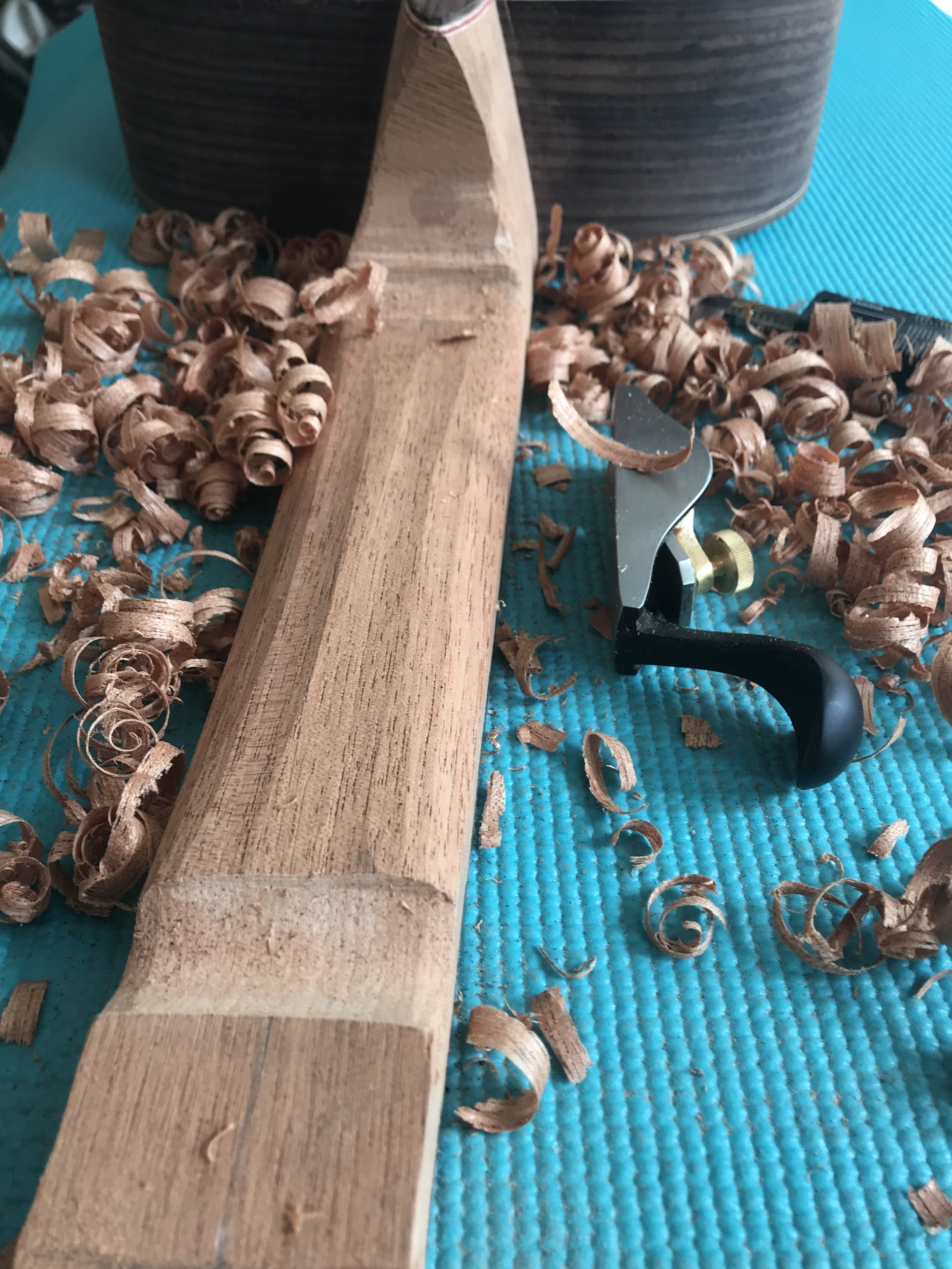 luthier template neck shaping tool
