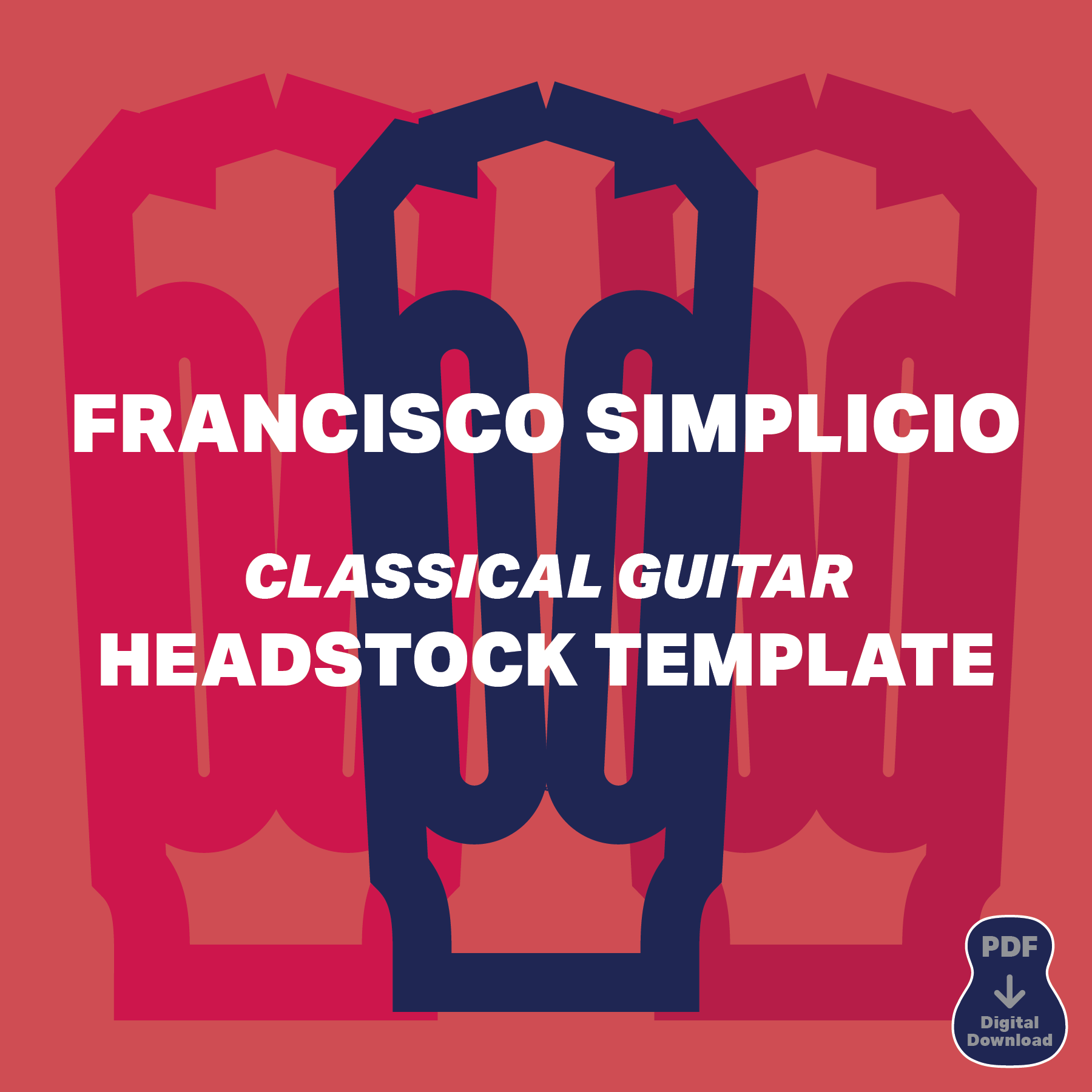 Simplicio Headstock Template