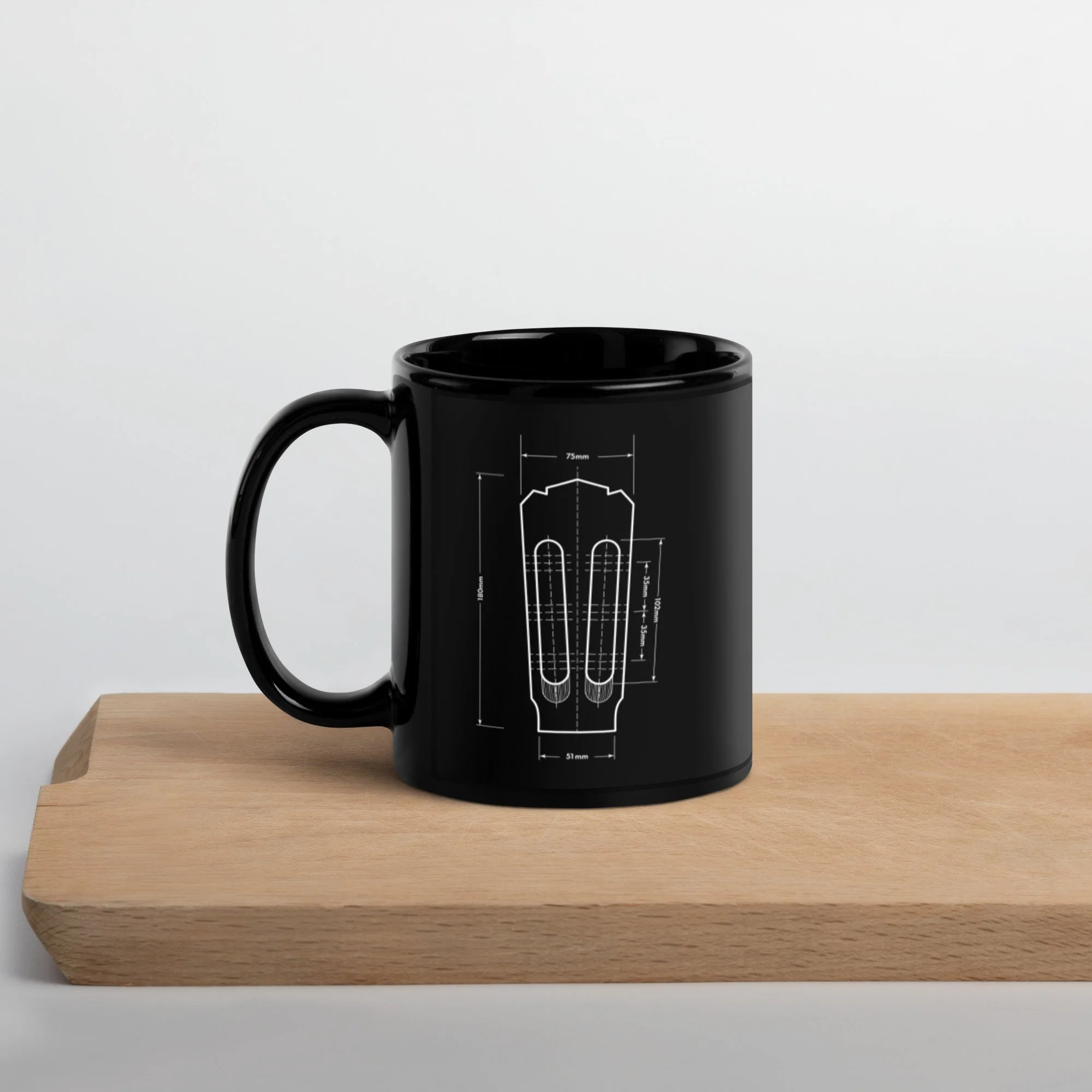 Luthier Headstock Coffee Mug