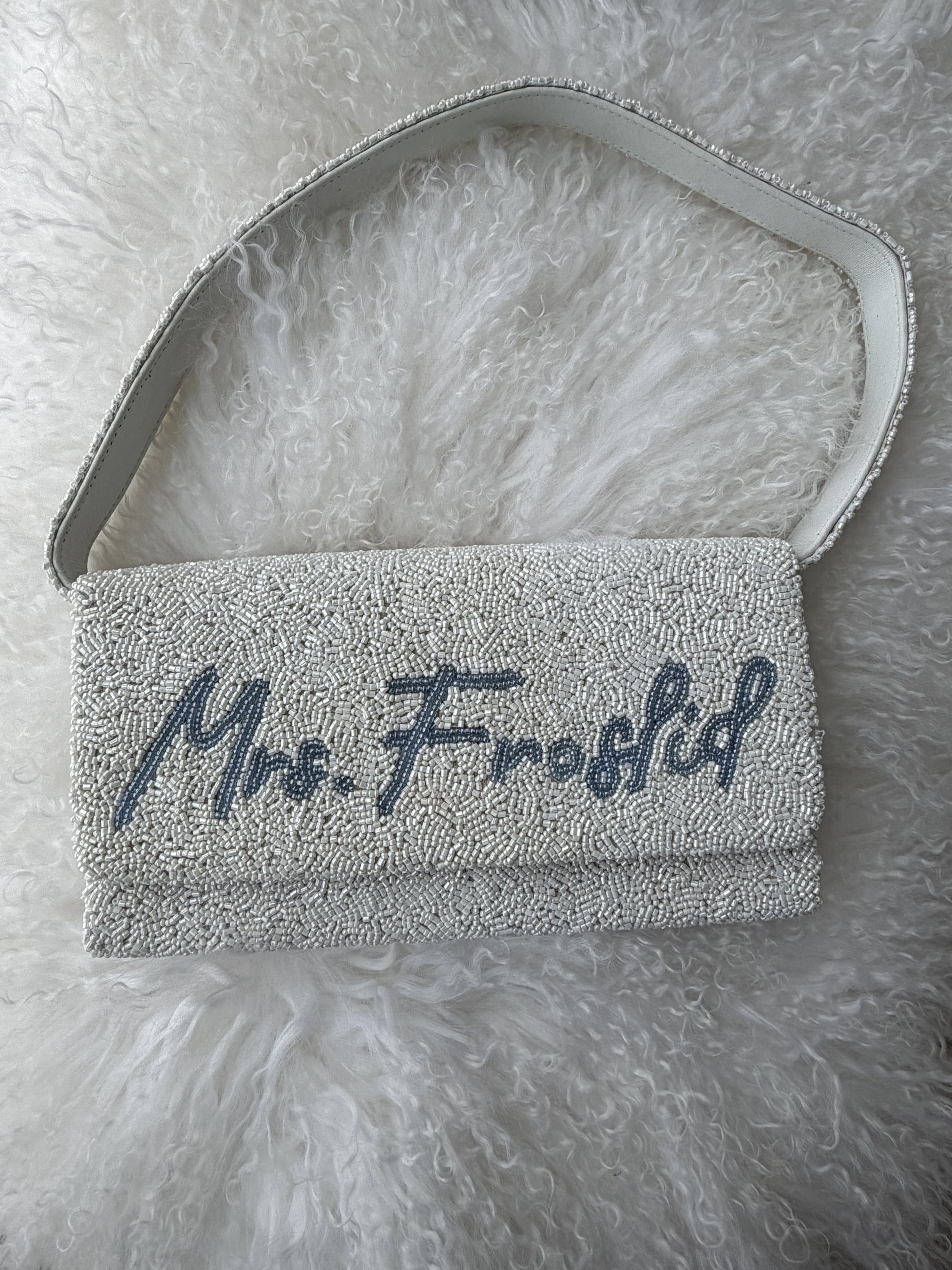 Beaded Bag with Strap