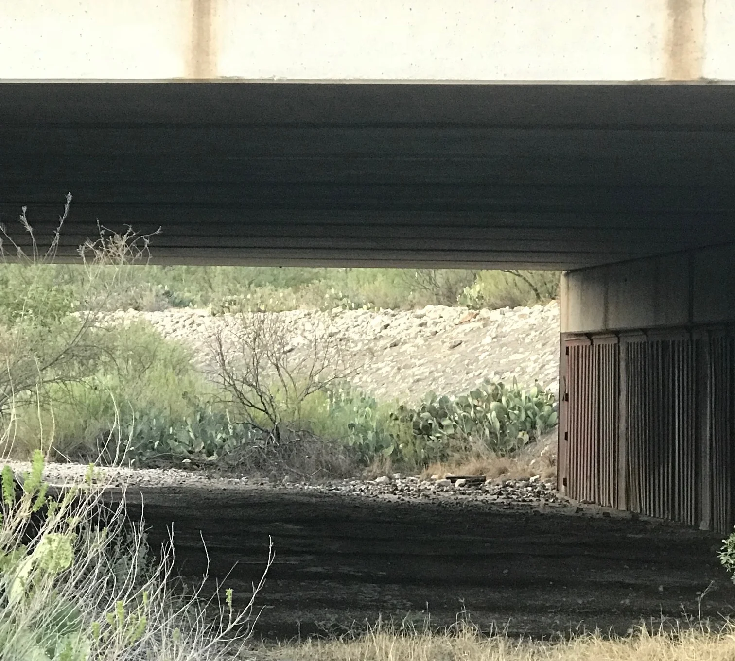 Railroad bridge. Bat Guano below
