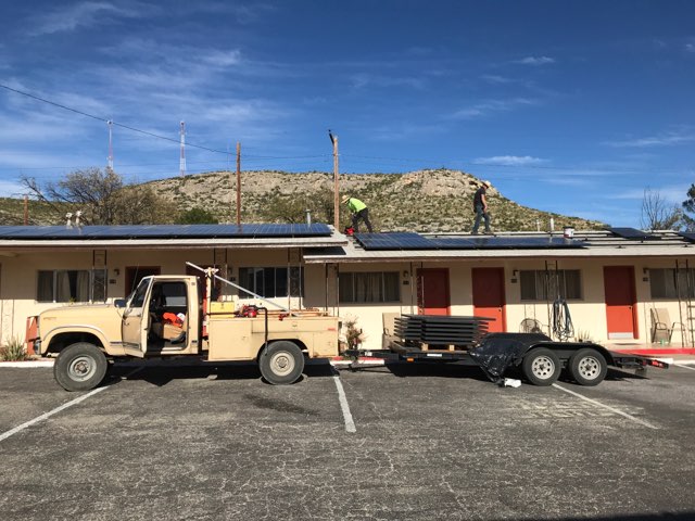 The solar install truck