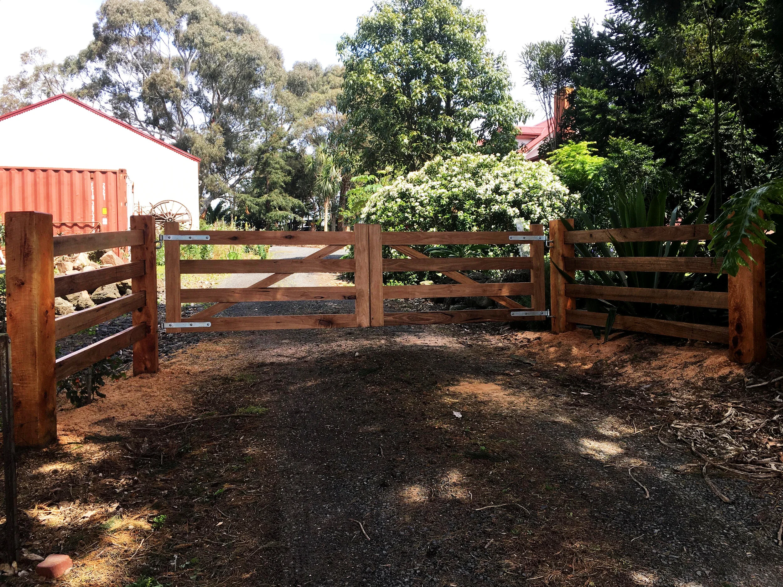 Rail Style Gates Rail Fence Gate Gippsland Timber Gates