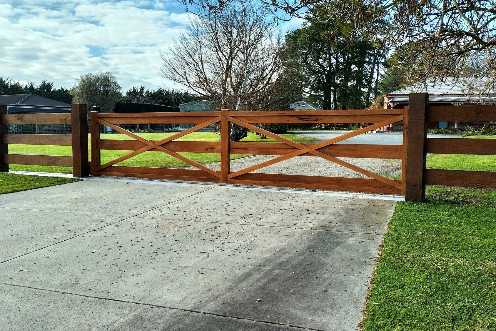 Rail Style Gates Fence Gate Gippsland Timber