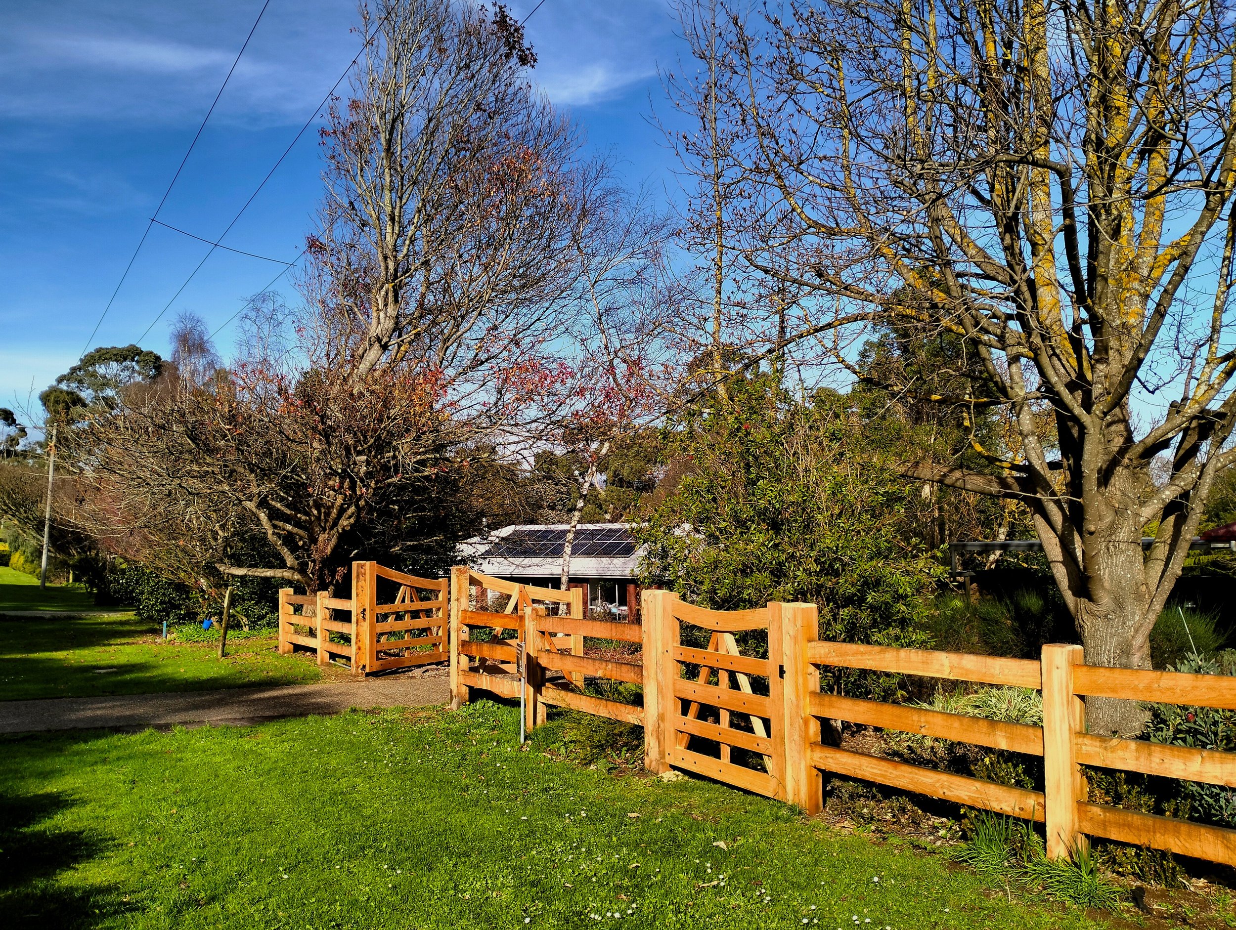 Split rail fencing with double gates and pa gate.jpg