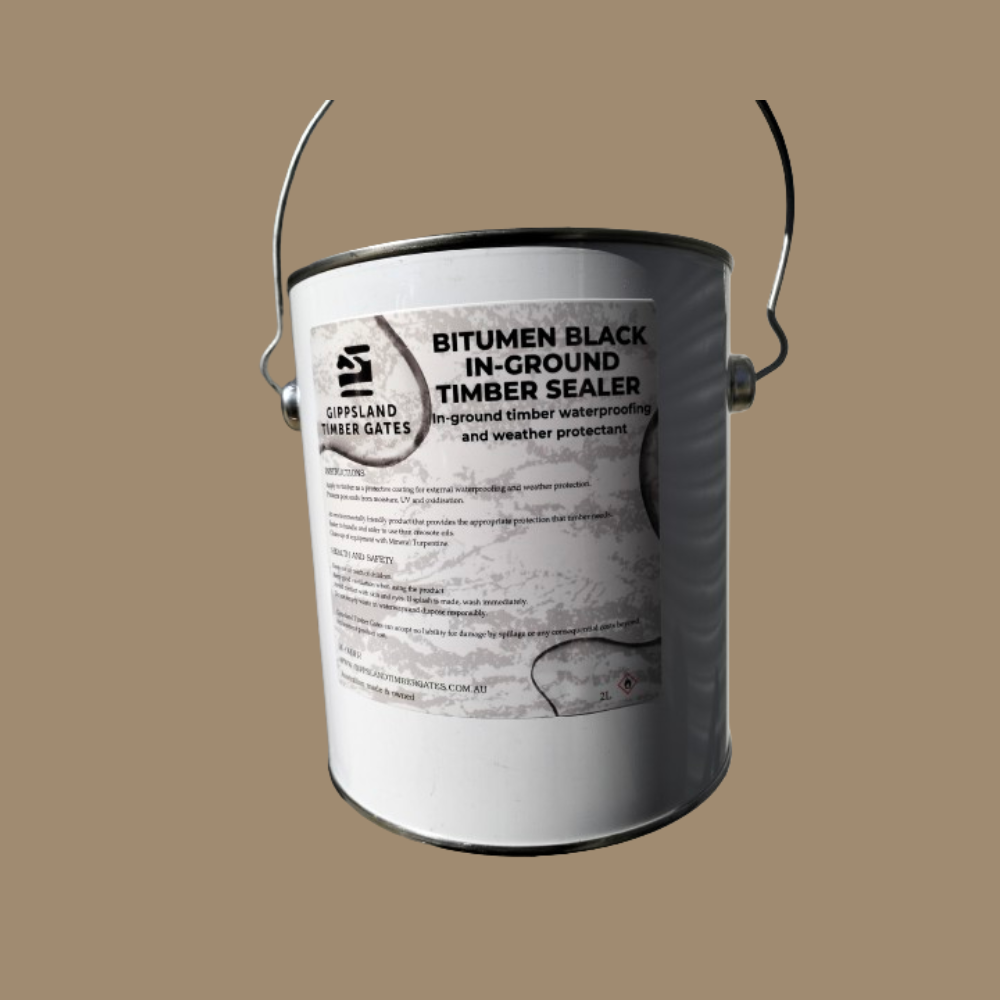 Bitumen Black In-Ground Timber Sealer