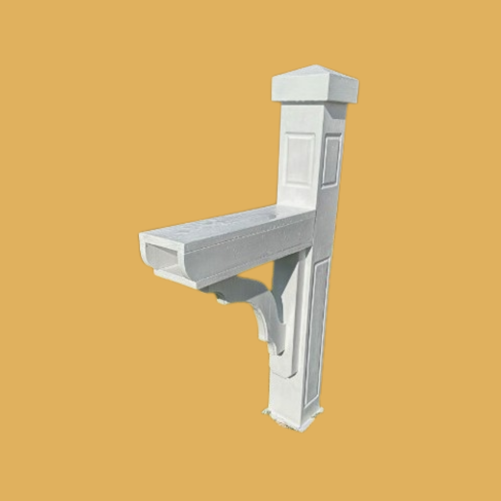 US Mailbox Timber Post Stand