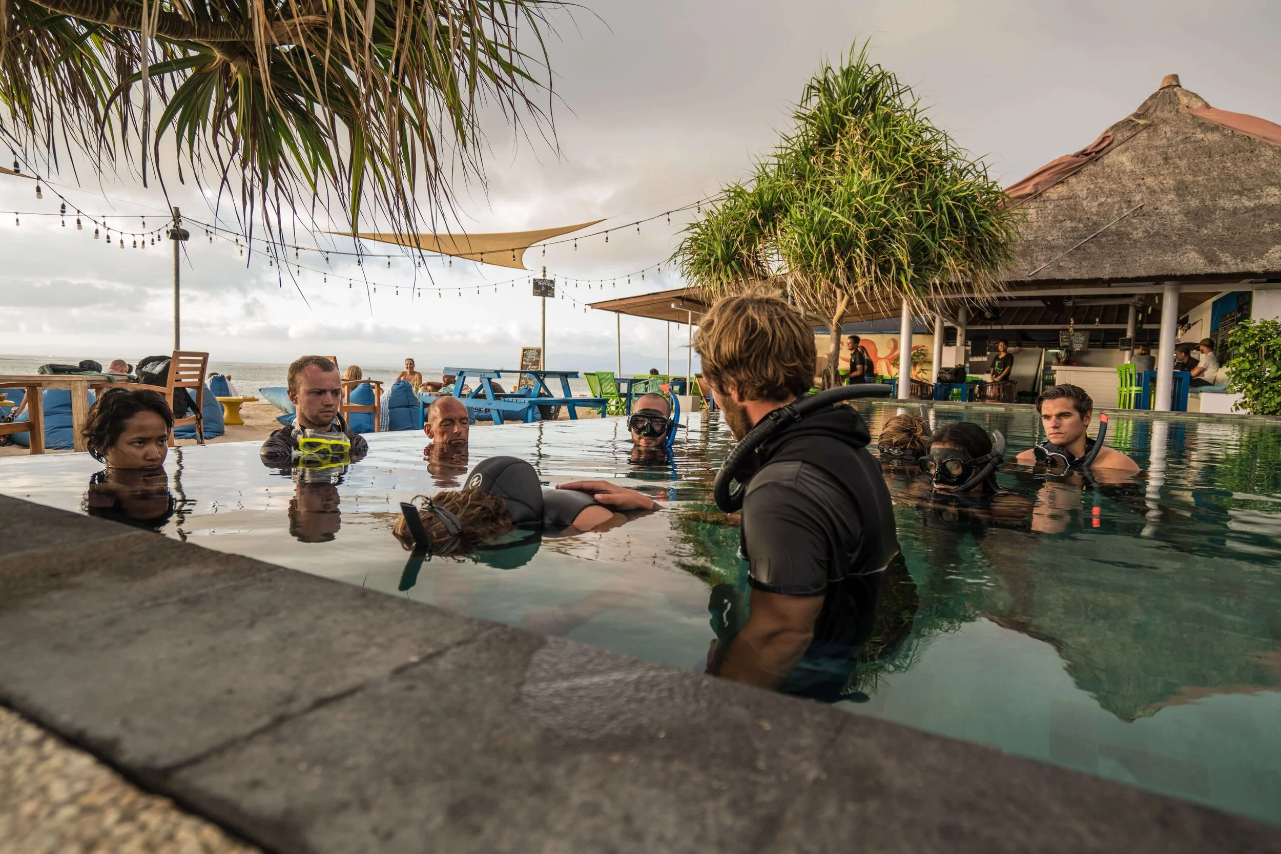 Teaching mindfulness in PADI Freediving course
