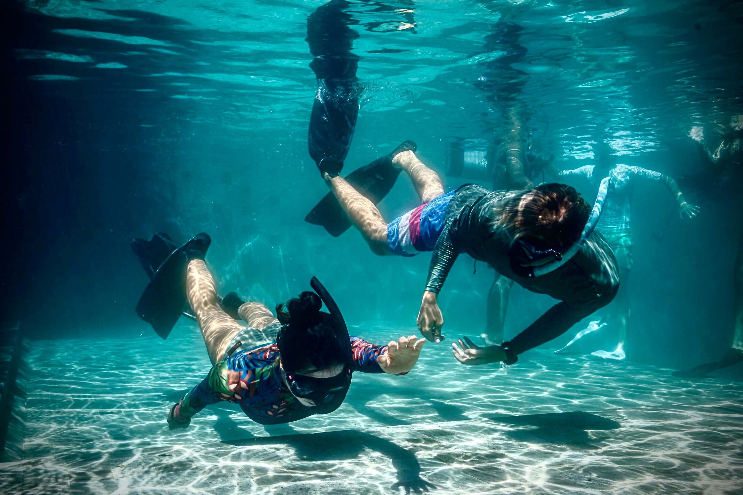 Dynamic Apnea in Bali. PADI Freediver Course