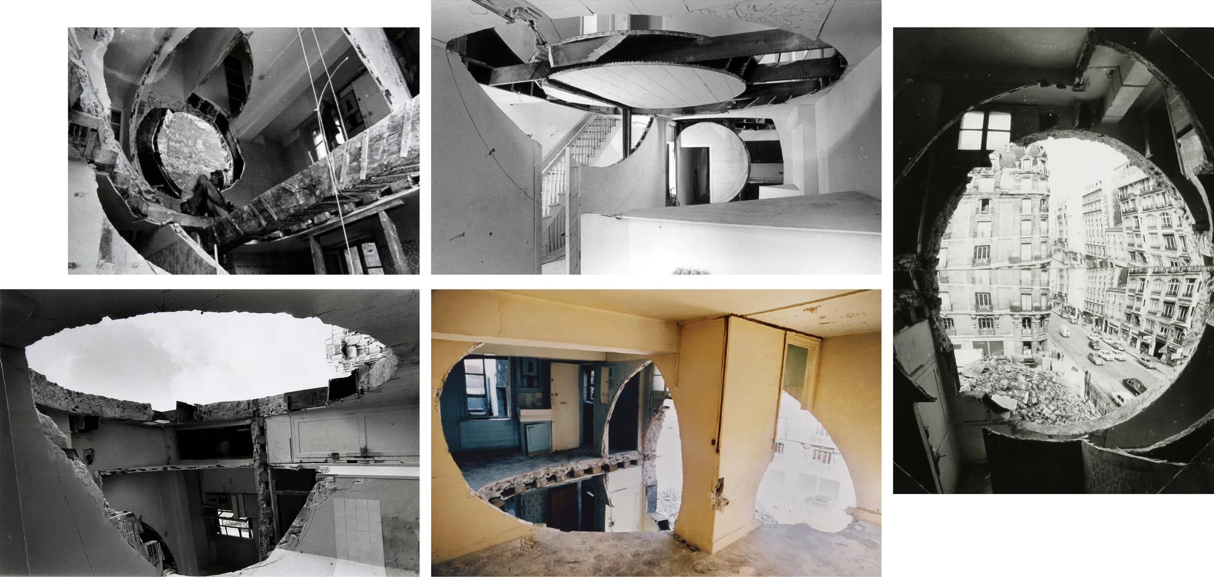 Art works of Gordon Matta-Clark