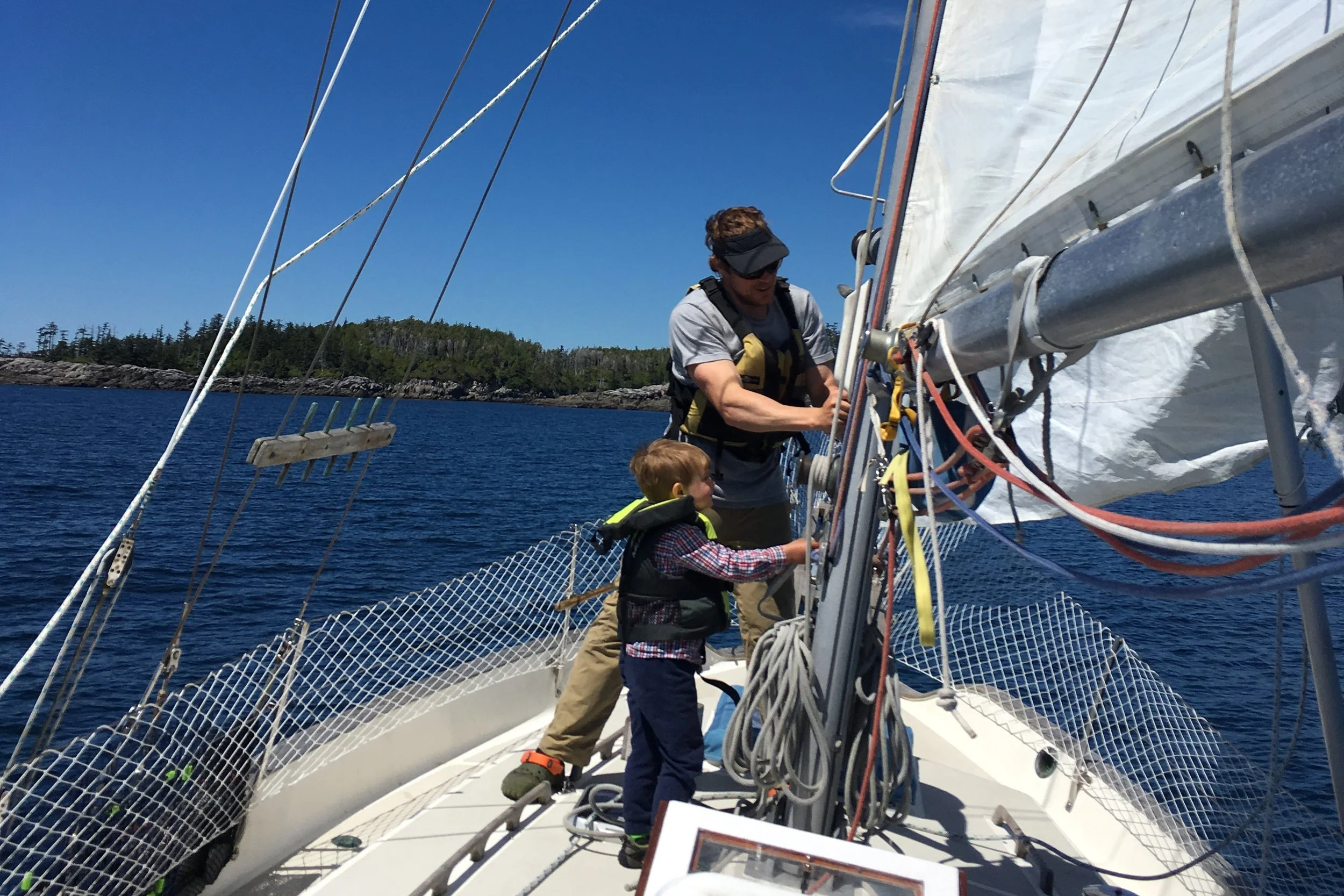 Makings of a sailor (maybe he can teach us a thing or two!)