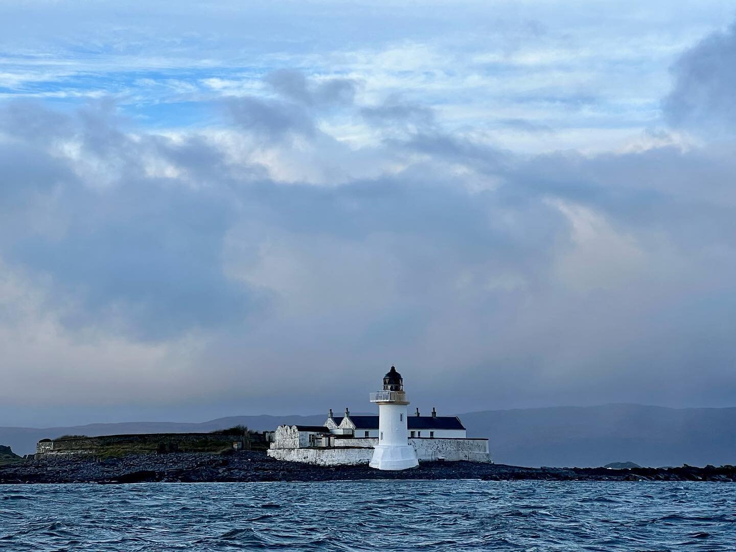 Scotland, we&rsquo;re so glad to see you! Ushered in by dolphins and a moody sky. 
&bull;
We had a rough start &amp; end to this leg (clocked 48 kt gusts at midnight, yikes!) with plenty of tidal currents to keep us on our toes but we made it safely.