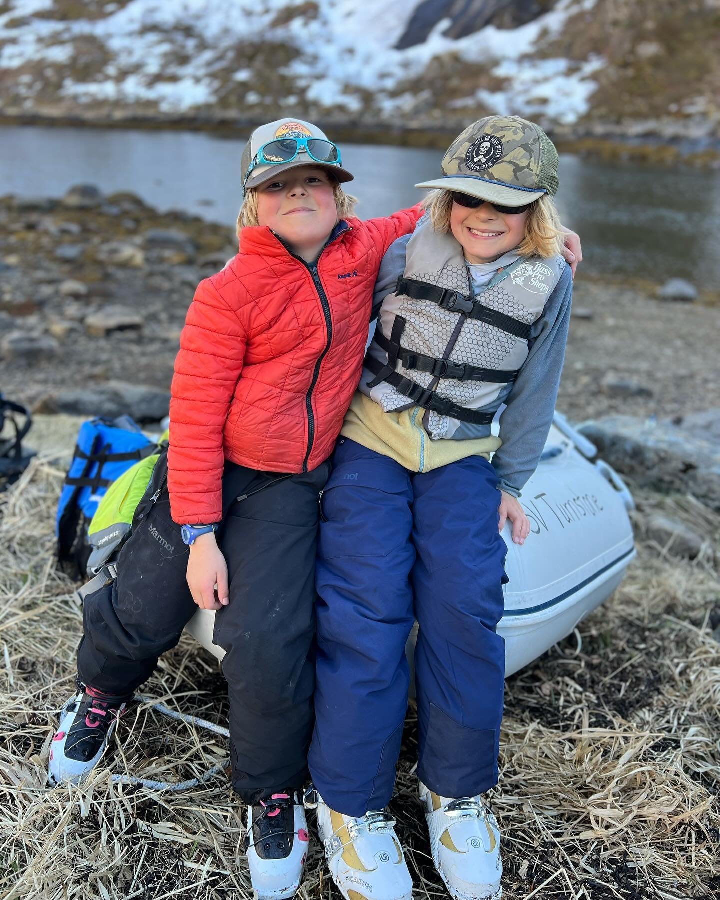 Spring ski touring with these two rascals (ages 7 &amp; 9) demands Herculean patience and a solid sense of humor but they&rsquo;re rockin&rsquo; it. Scroll over for a few recent bloopers.