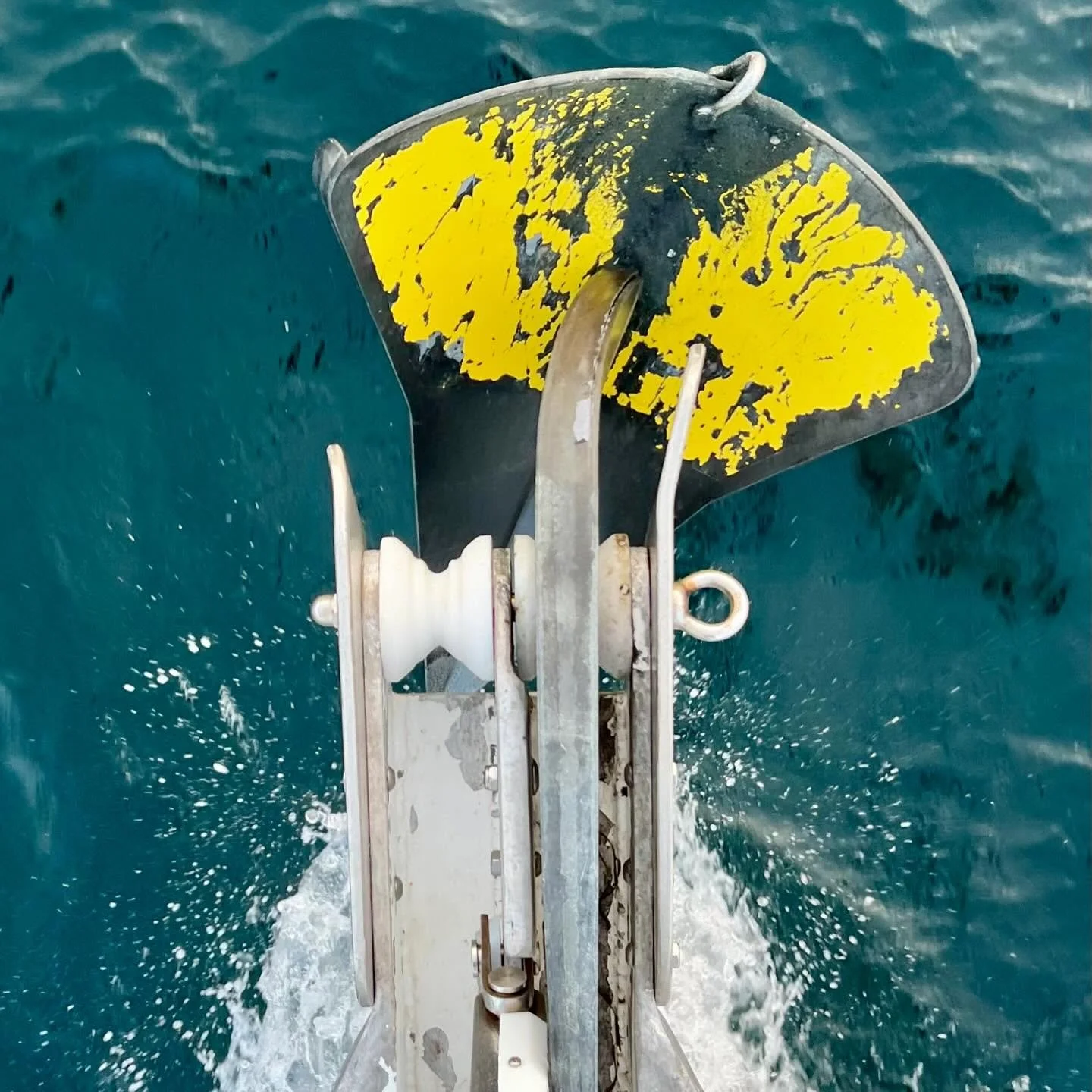 This is what a &ldquo;15 knot&rdquo; forecast on the Alaska Peninsula looks like in October. In case you can&rsquo;t decipher the first shot, our big as #$&amp;@ anchor shaft got bent with the force of the gusts while holding us securely to the botto