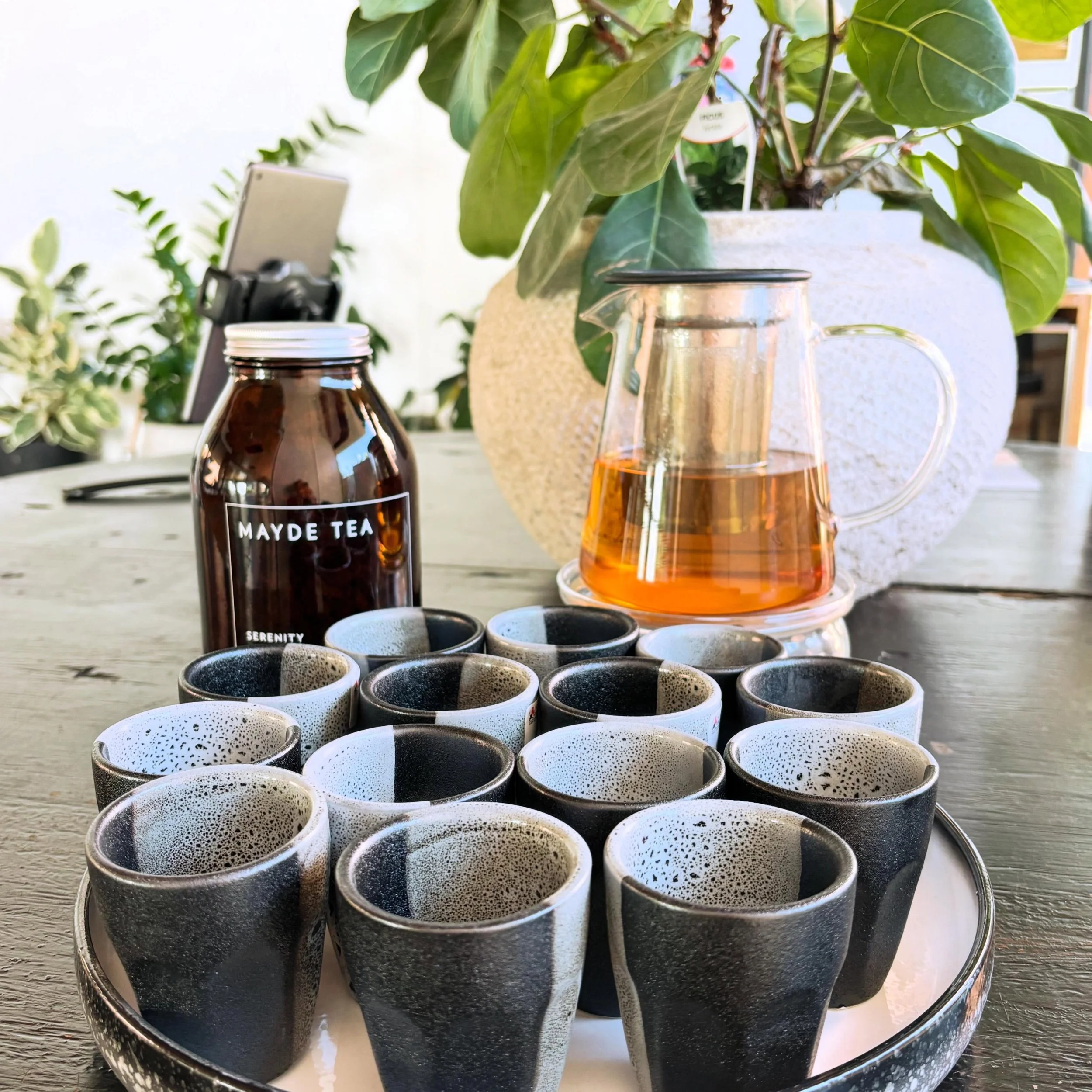 Tea is back in the studio! 

Enjoy a cuppa on us, either before class to warm up, or after to wind down. 🫖🫶🏻

@maydetea 
@cornerstone_stores