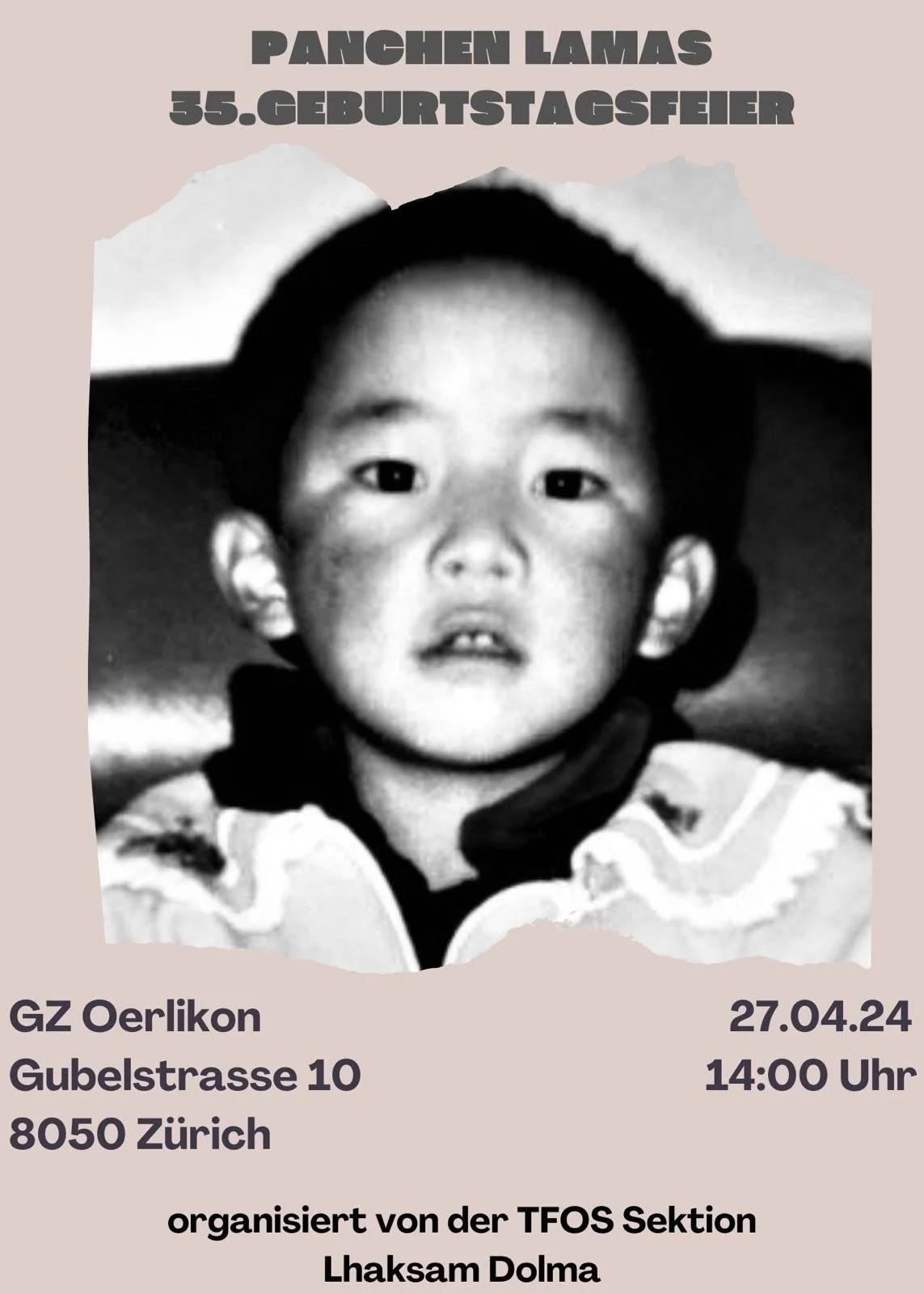 Der 35. Geburtstag des 11. Panchen Lama Gendun Choekyi Nyima
