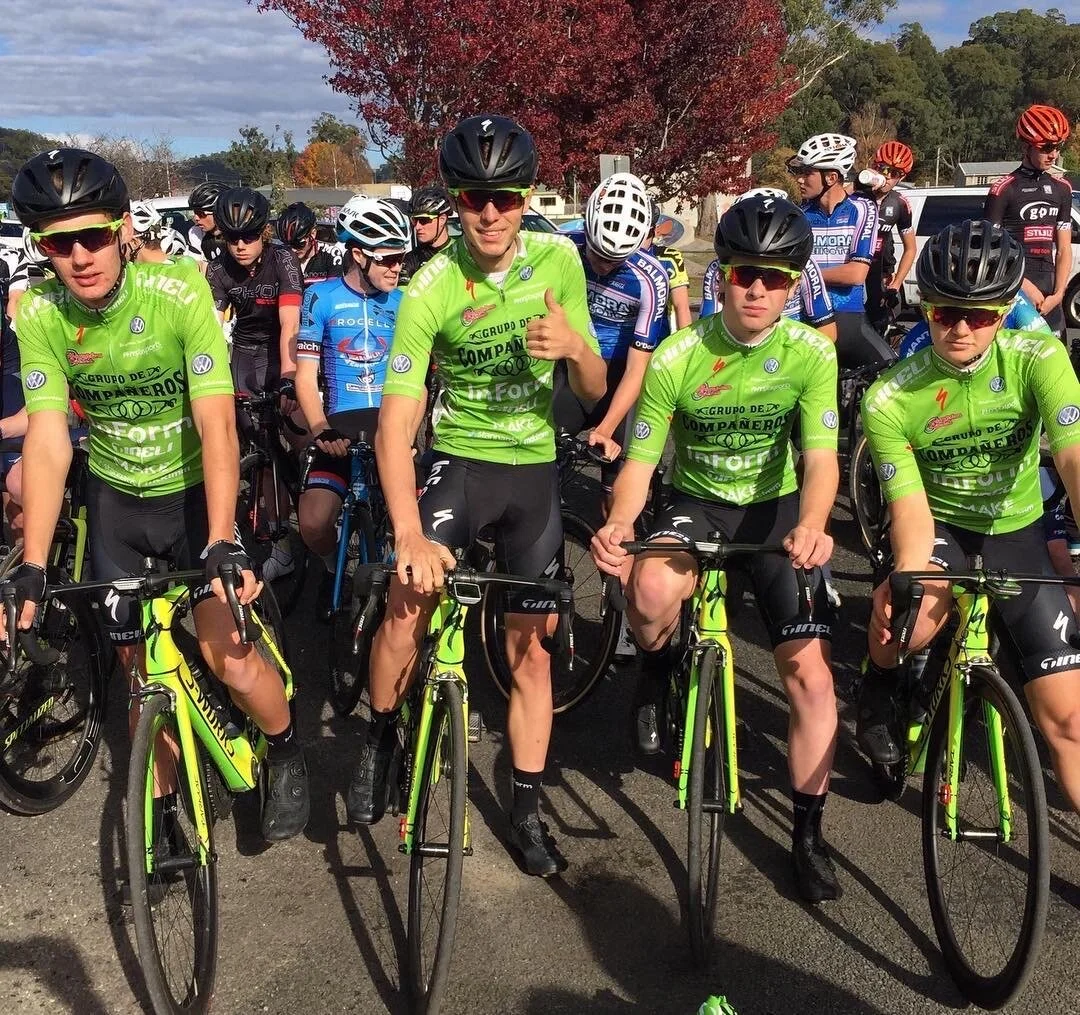 Rudy Porter (2nd left) with his Compañeros team mates.