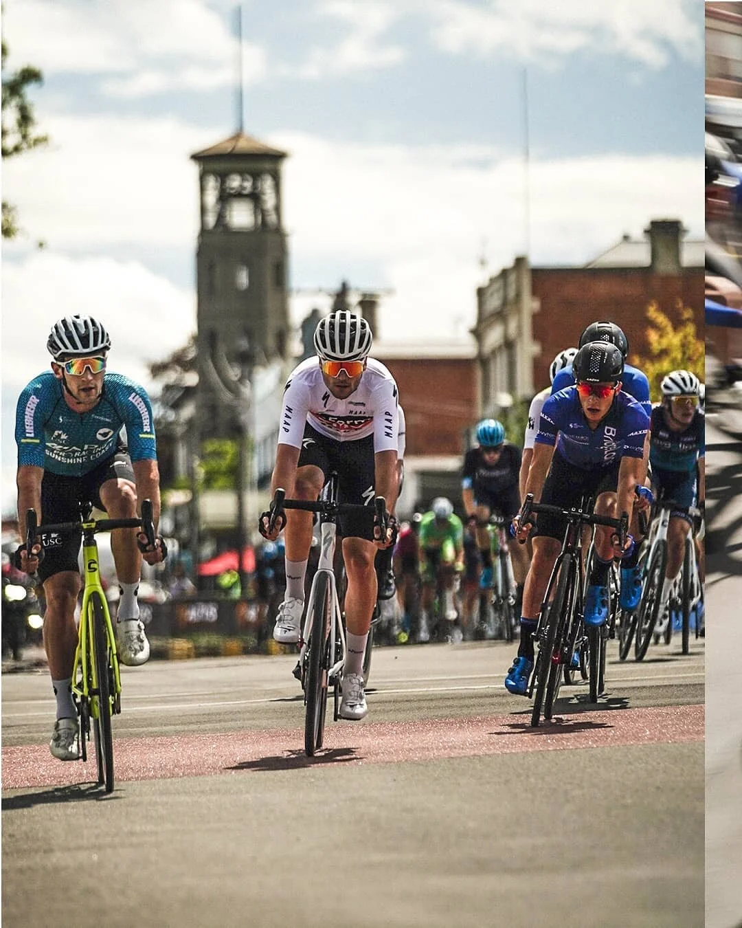 Cheers yesterday's tough day of racing for the InForm TMX MAKE U23 Crit squad. The Sturt Street Hotdog was bussling and full of life! 🎊

Stay tuned for today's Buninyong 139km (12 Laps) road race!
.
.
.
📸 @derekrebel_
InForm  @inform_melbourne
TM Insight  @tminsight
MAKE  @make.ventures
Specialized  @specialized_au
MAAP  @MAAP.CC
Quarq  @Quarq
FE Sports  @fe_sports
Wahoo Fitness  @wahoofitnessofficial 
SRAM  @sram_australia
100%  @ride100percent / @fe_sports
SKODA  @baysideskoda 
Pleysier Perkins  @pleysierperkins
Stannards  @stannards.accountants
Halcam  @halcam_plastering